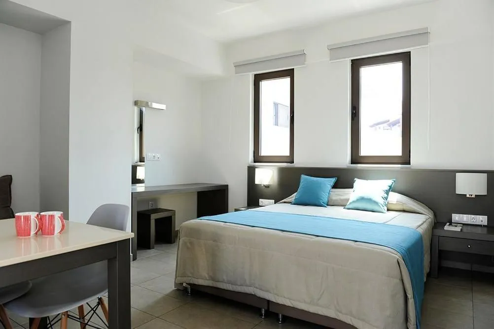 Bed in Ledra Maleme Hotel