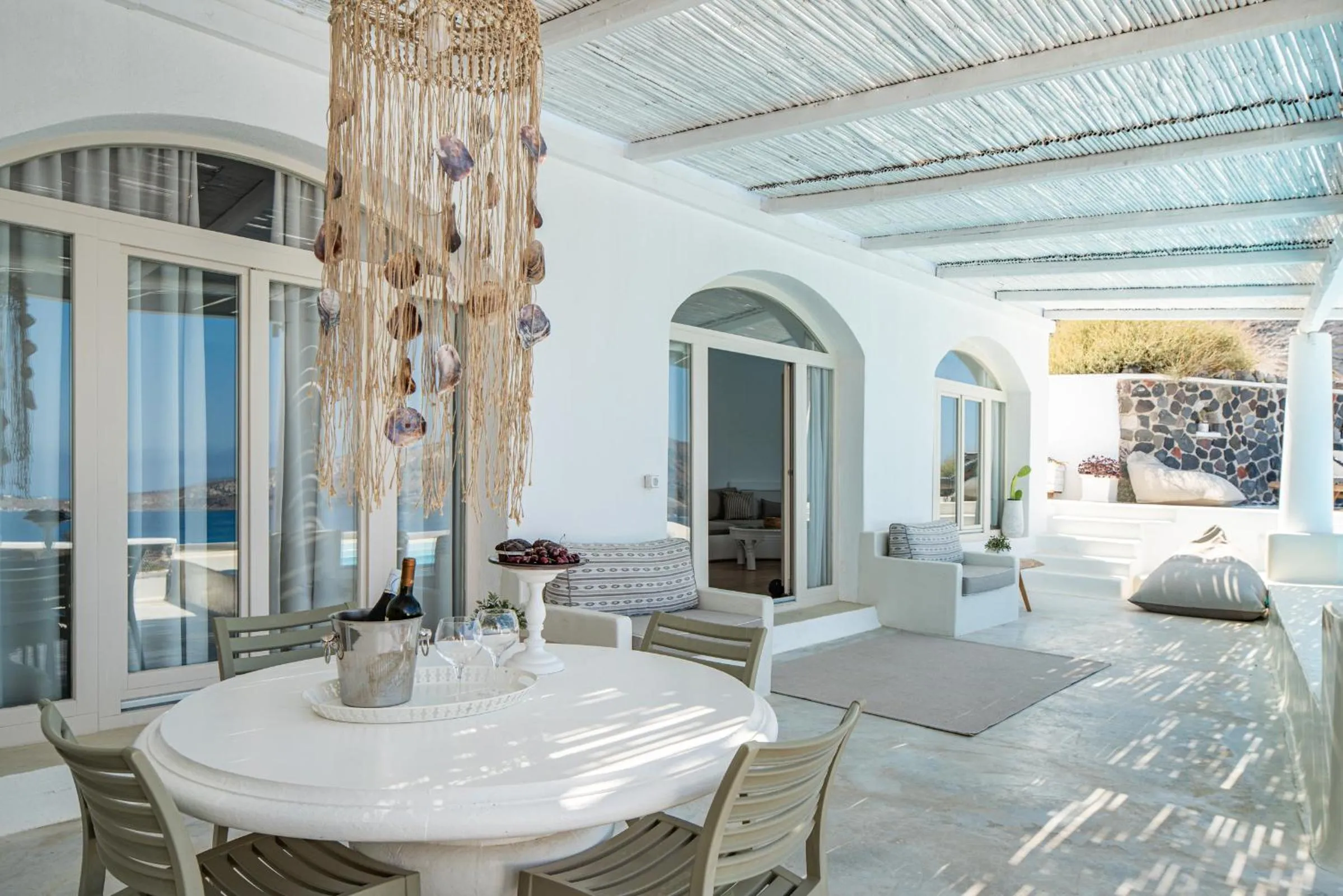 Patio in Ode Villa Oia Caldera & Sunset View