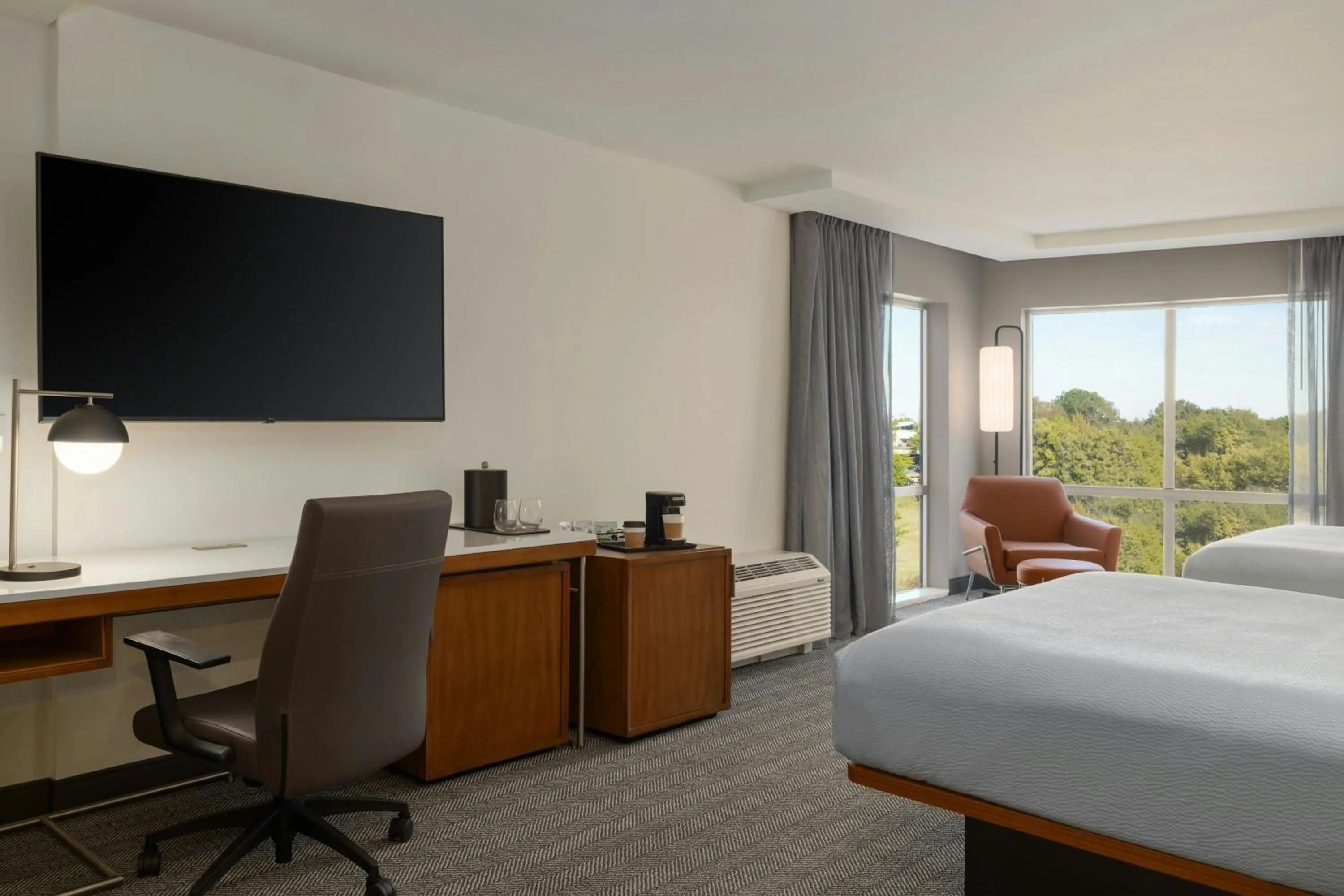 Photo of the whole room, Bed in Courtyard by Marriott Starkville MSU at The Mill Conference Center