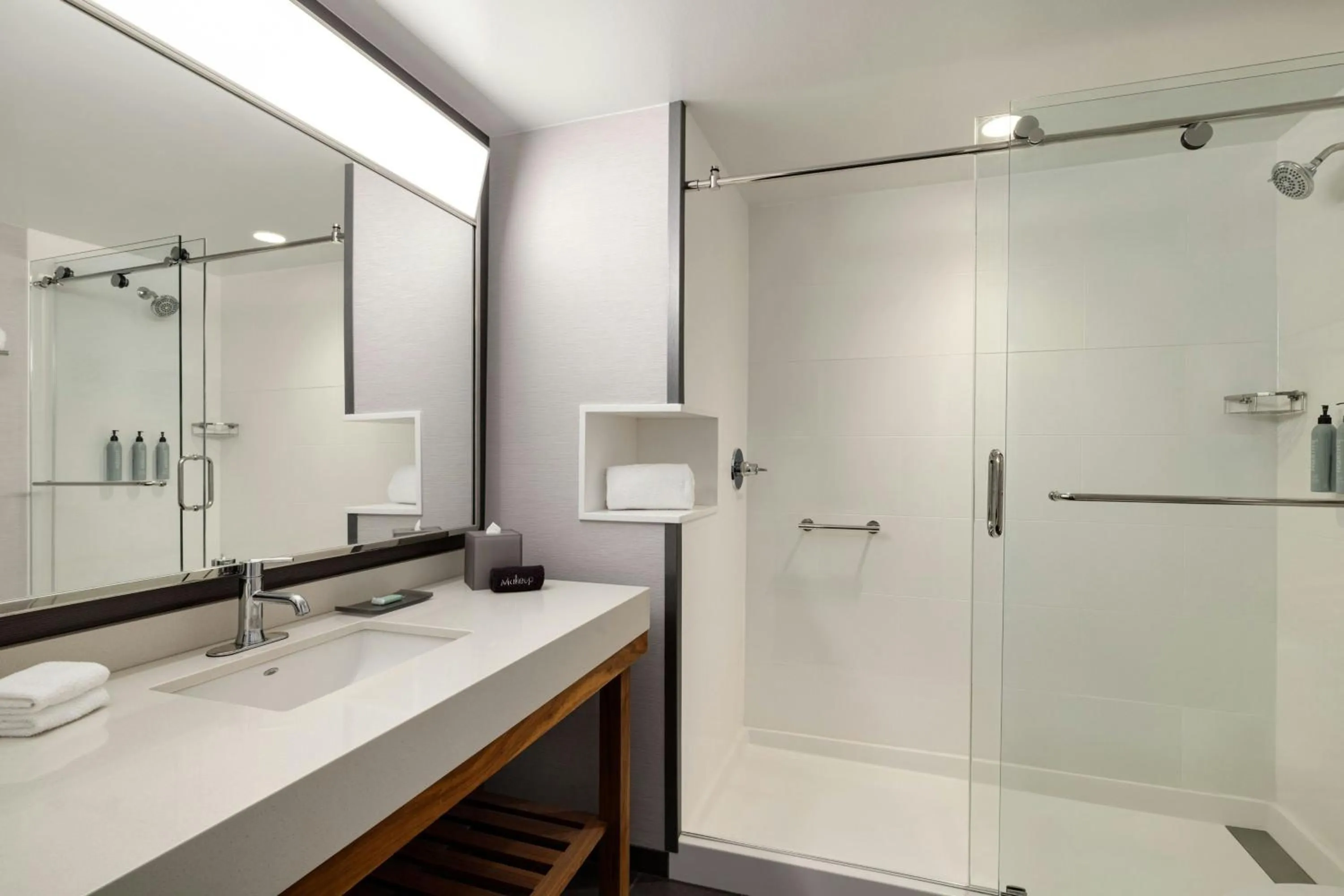 Bathroom in Courtyard by Marriott Starkville MSU at The Mill Conference Center