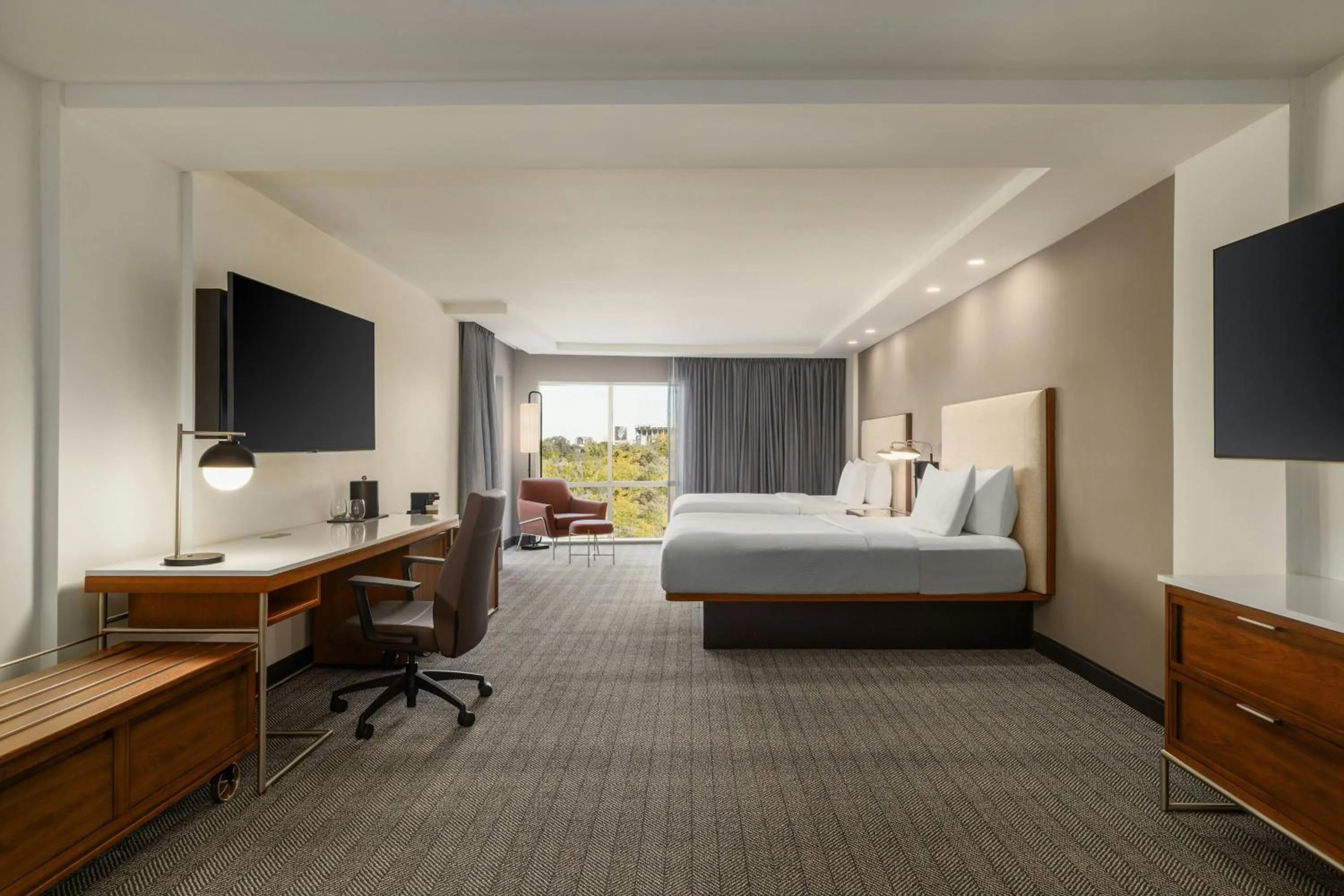 Photo of the whole room, Bed in Courtyard by Marriott Starkville MSU at The Mill Conference Center