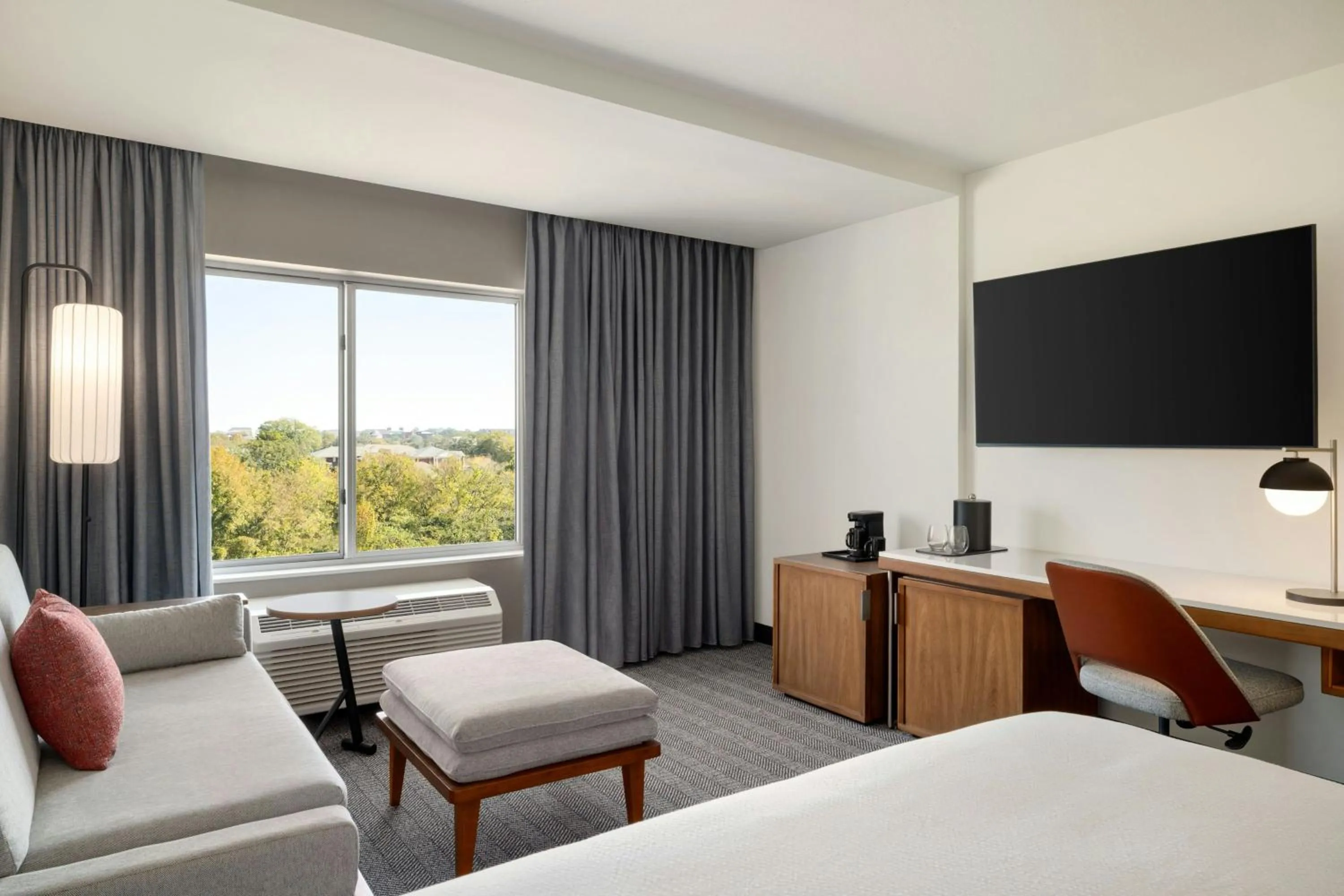 Photo of the whole room, Bed in Courtyard by Marriott Starkville MSU at The Mill Conference Center