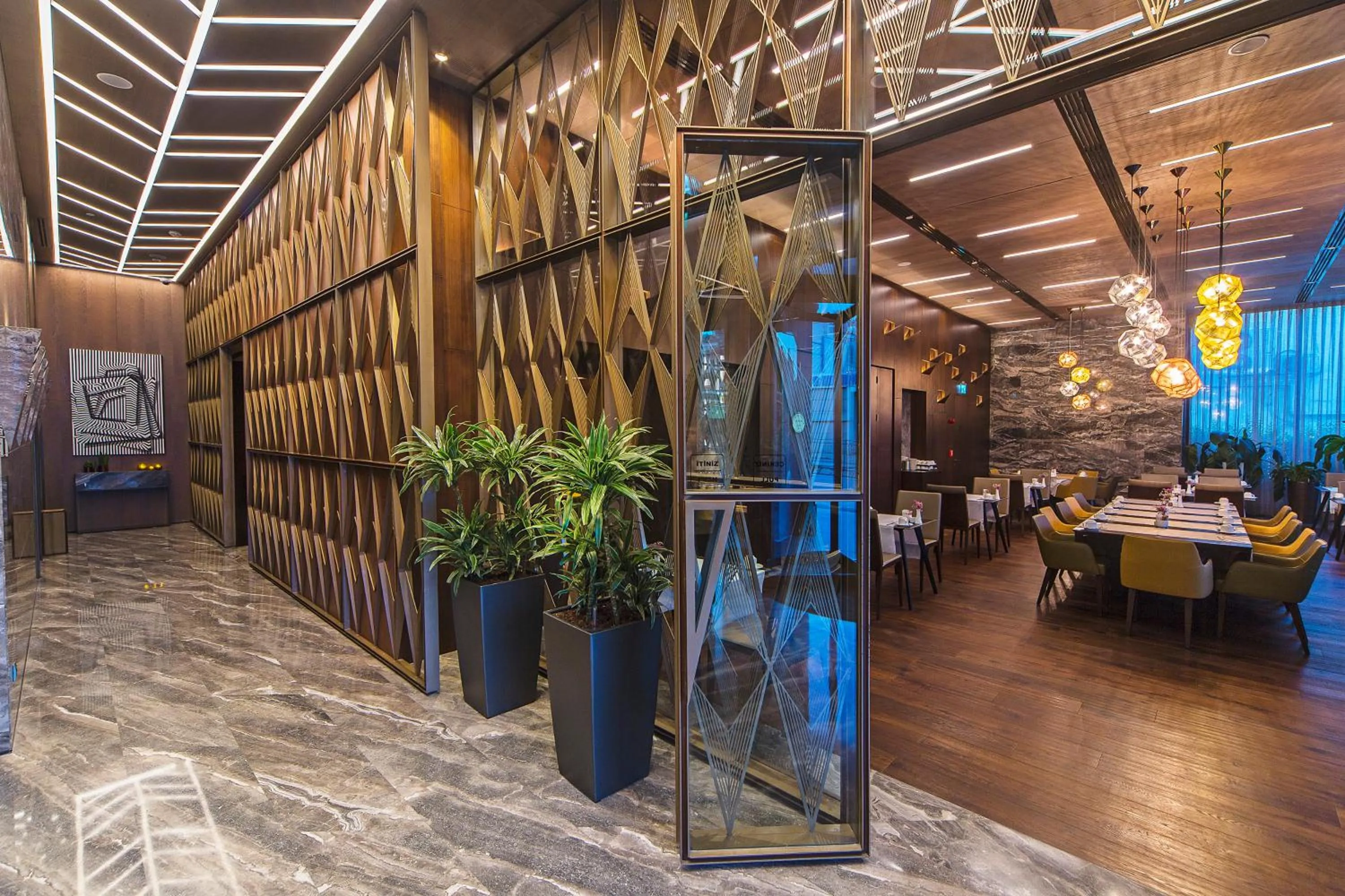 Decorative detail in Naz City Hotel Taksim - Special Category