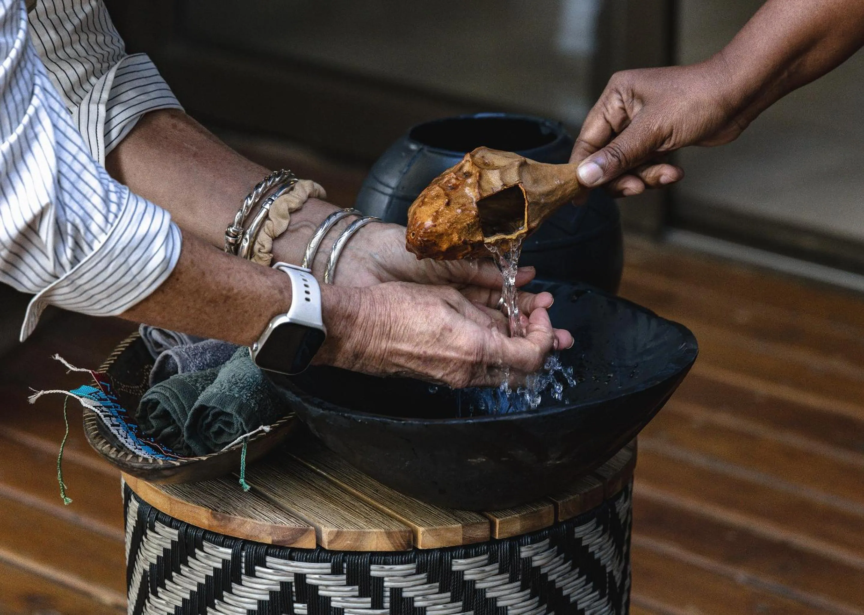 People in Malkoha Lake St Lucia