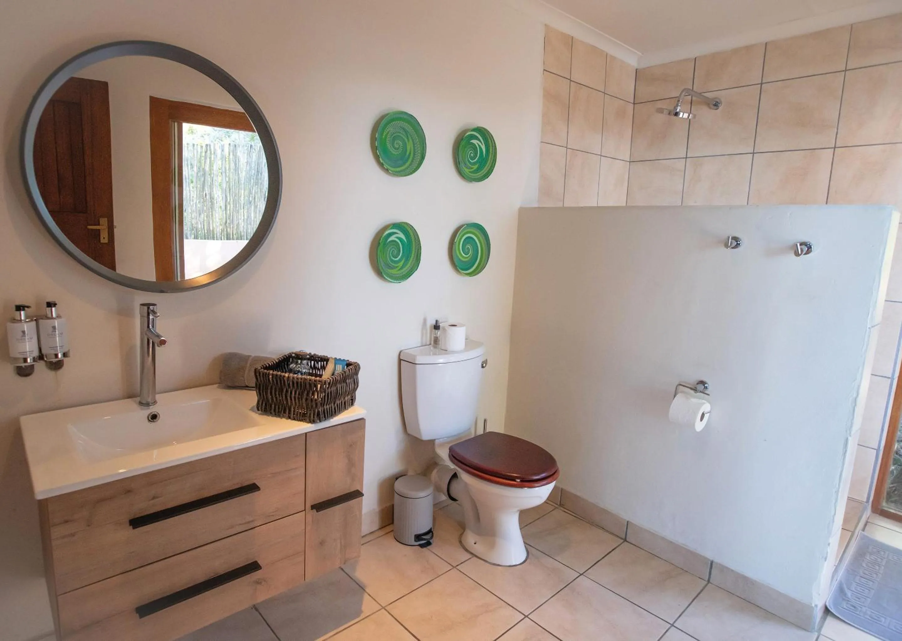 Shower in Malkoha Lake St Lucia