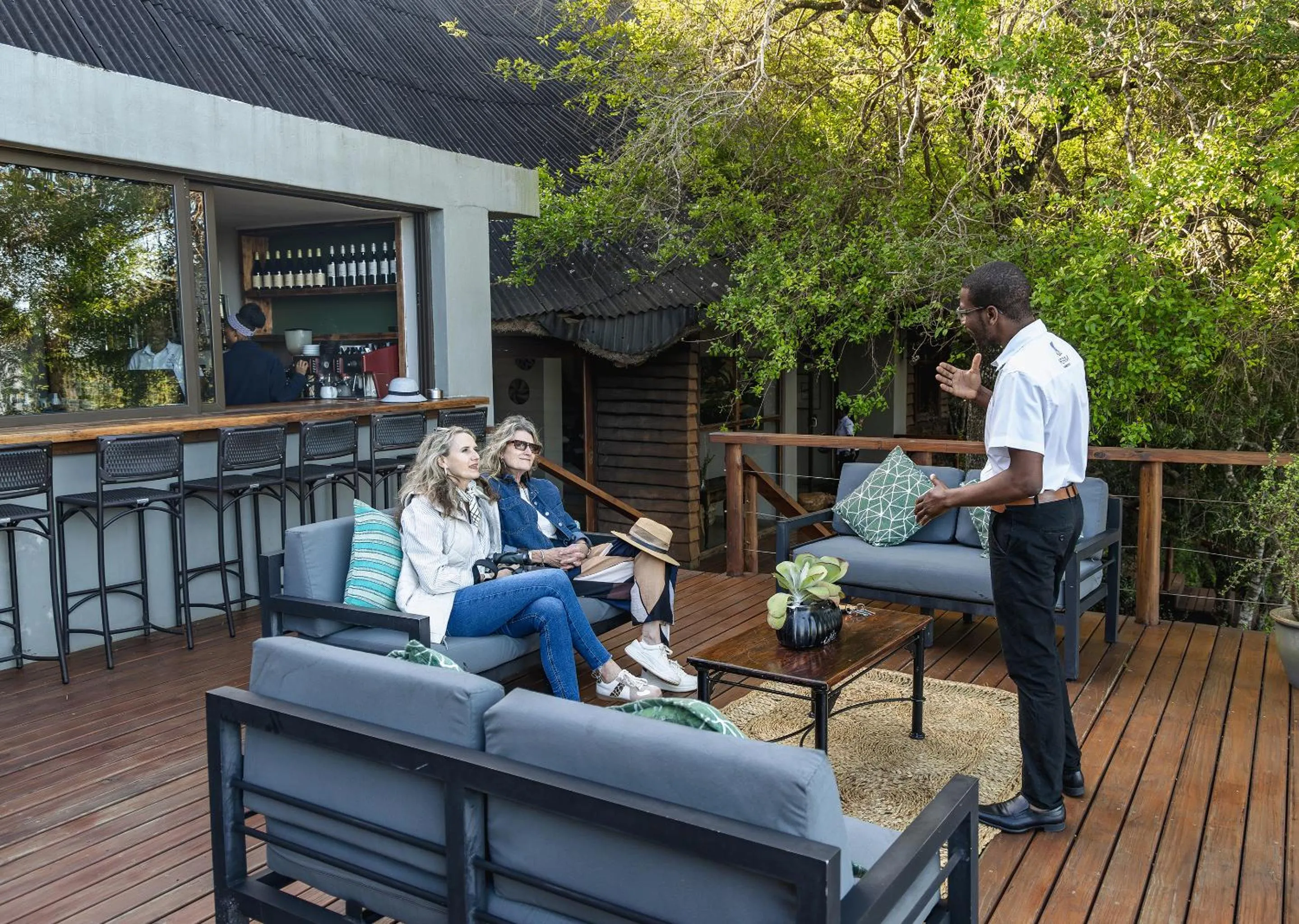 Patio in Malkoha Lake St Lucia