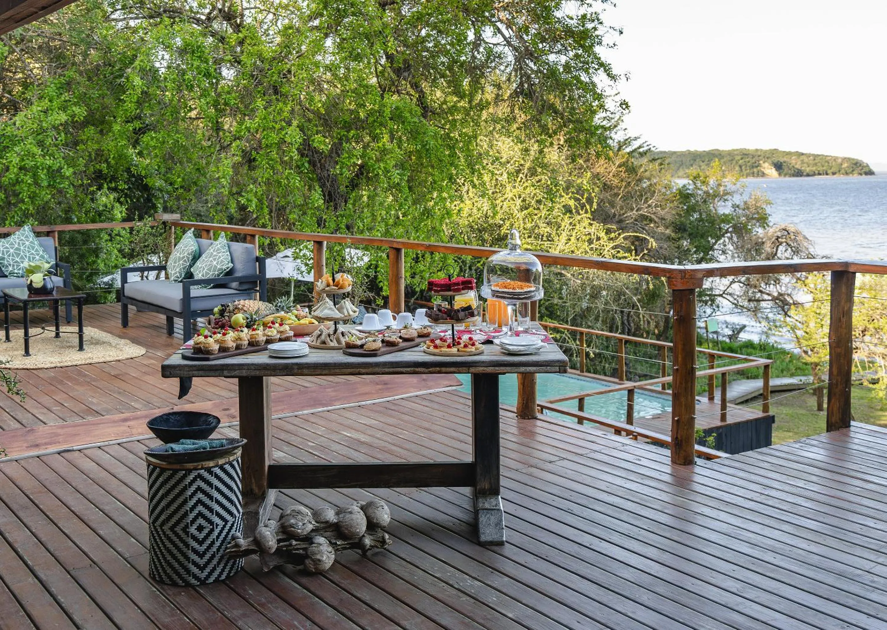 Patio in Malkoha Lake St Lucia