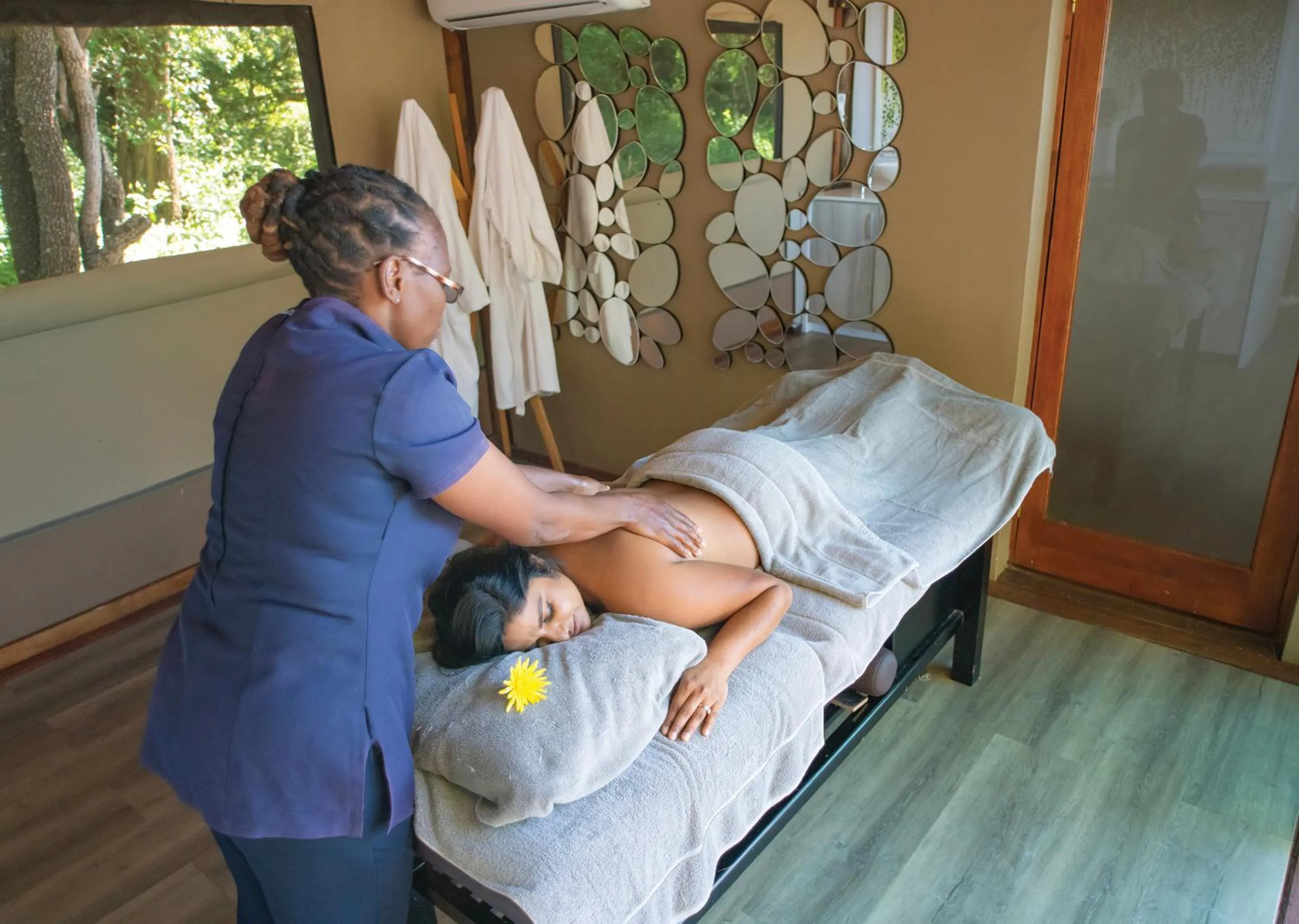 People in Malkoha Lake St Lucia
