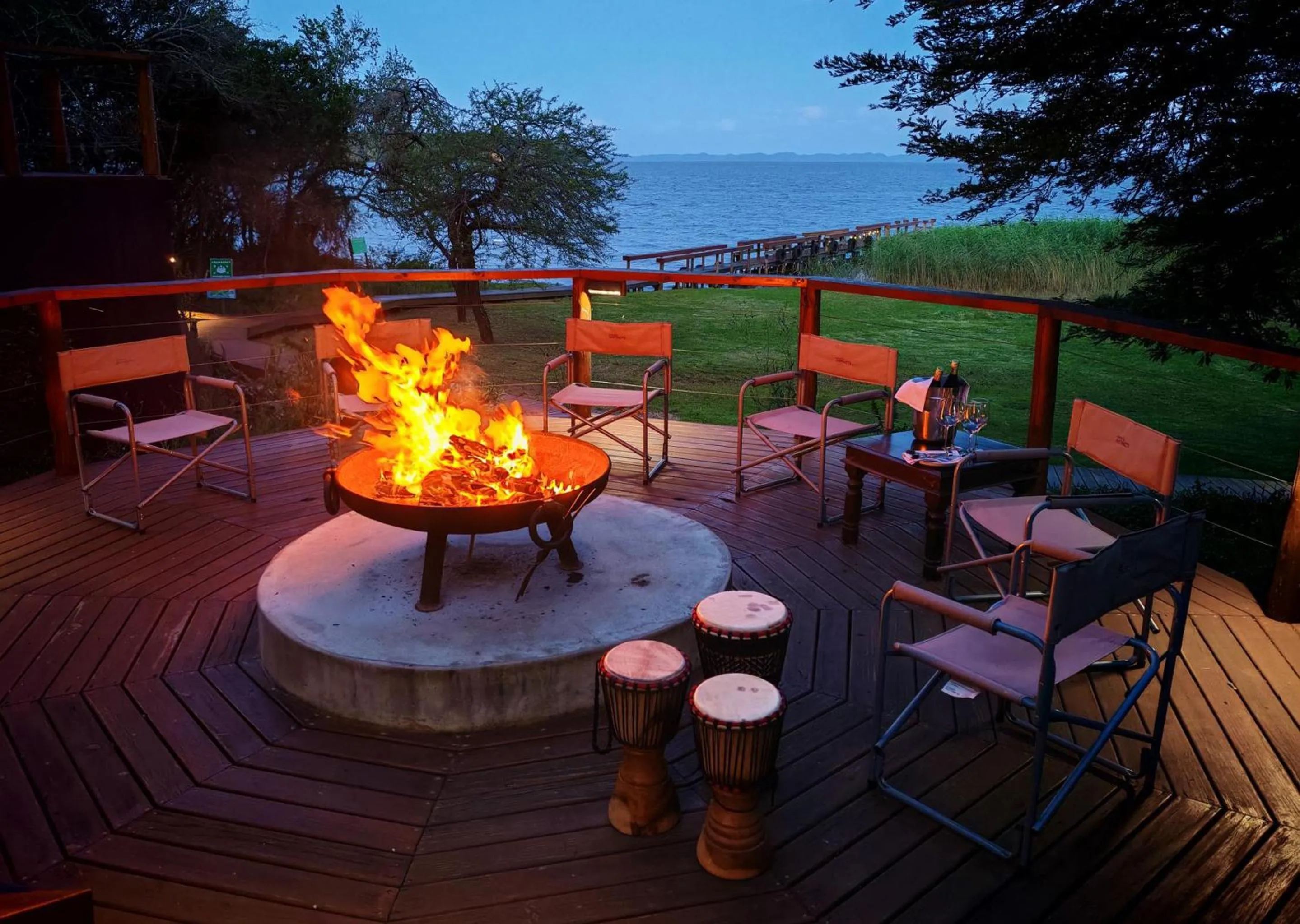 Patio in Malkoha Lake St Lucia