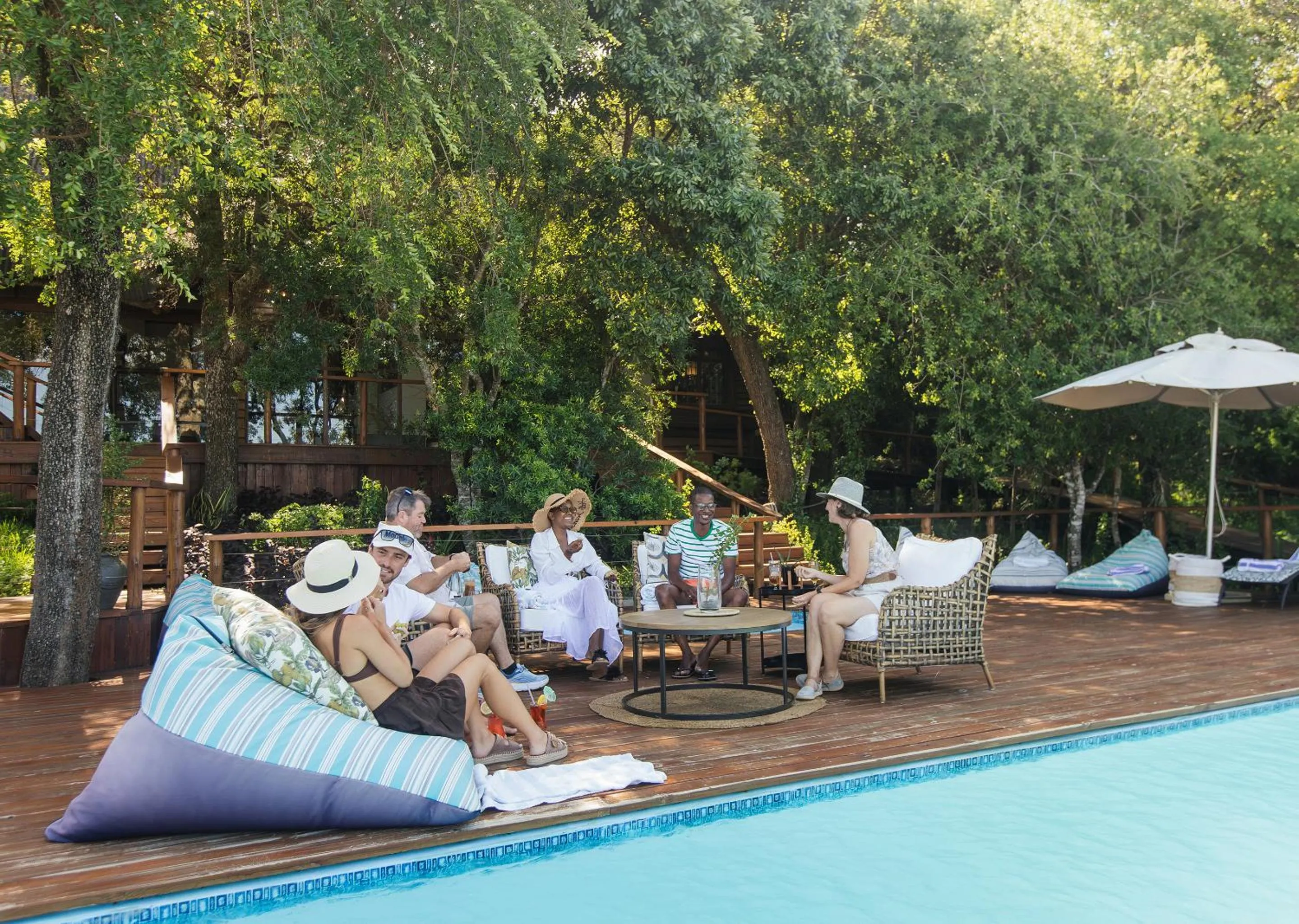 Patio in Malkoha Lake St Lucia