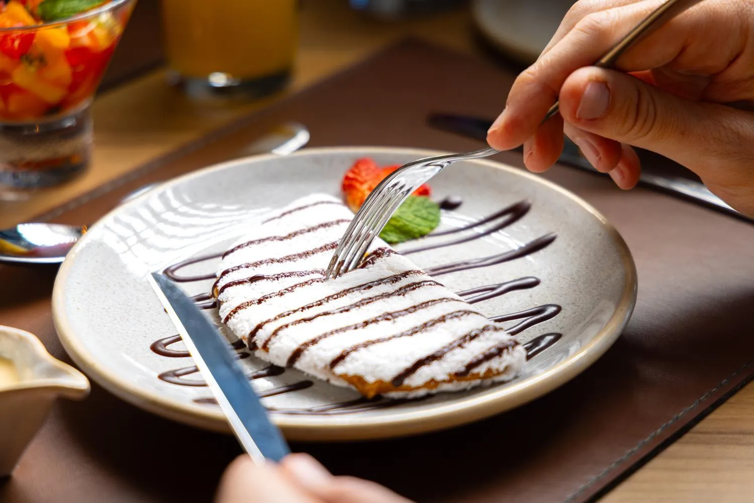 Food and drinks in Sais Beach Living Hotel