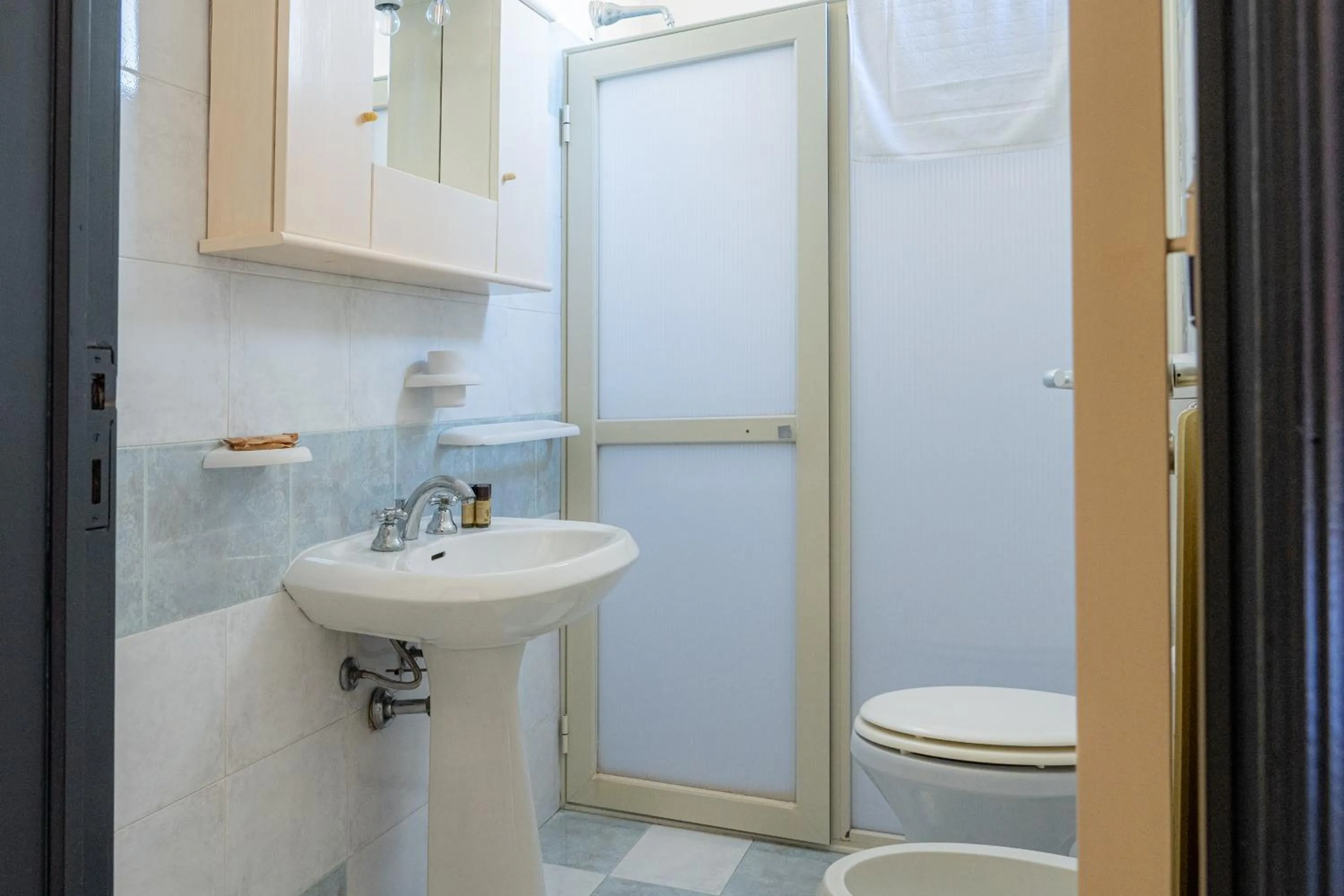 Shower in Hotel Le Macine