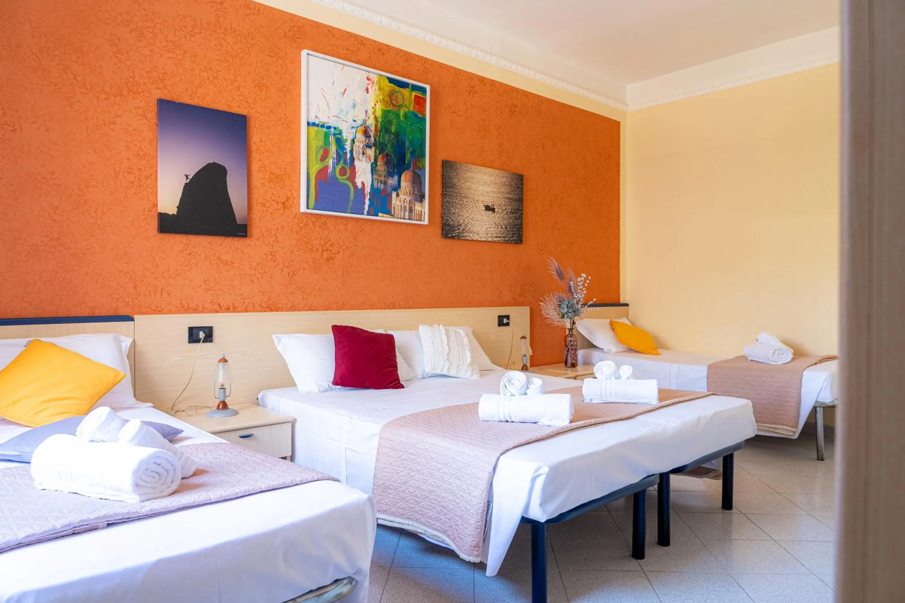 Bed in Hotel Le Macine