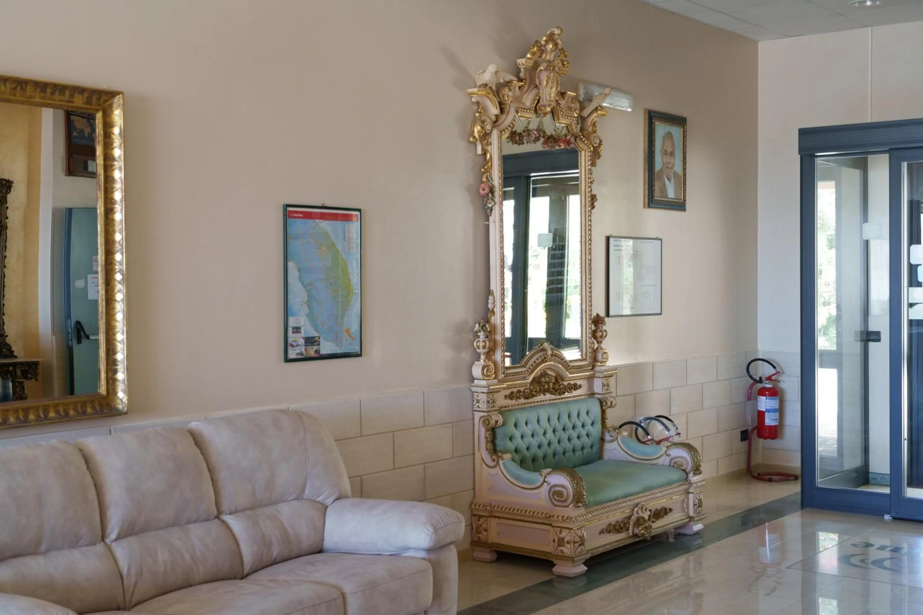 Lobby or reception in Hotel Le Macine