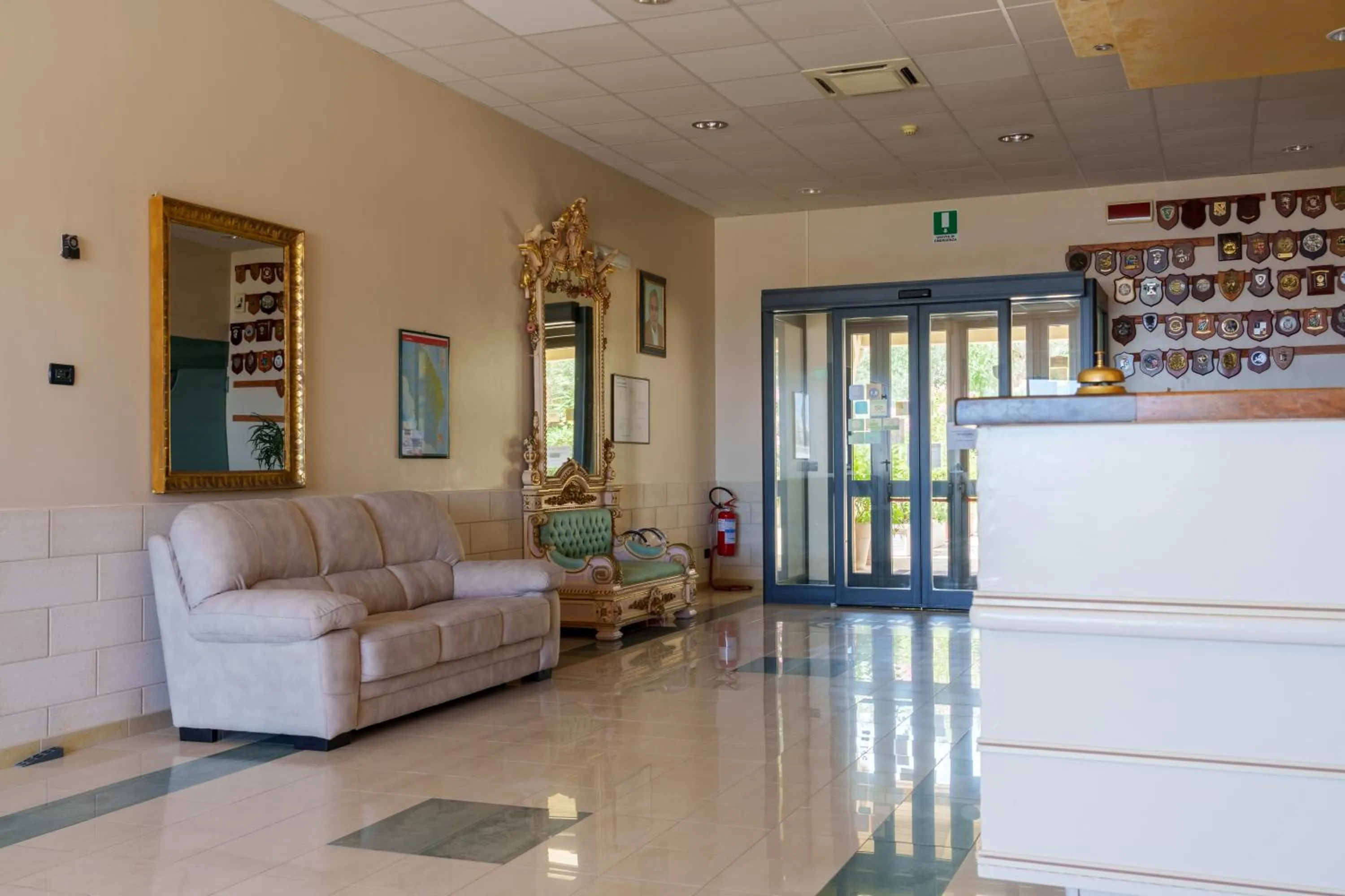 Lobby or reception in Hotel Le Macine