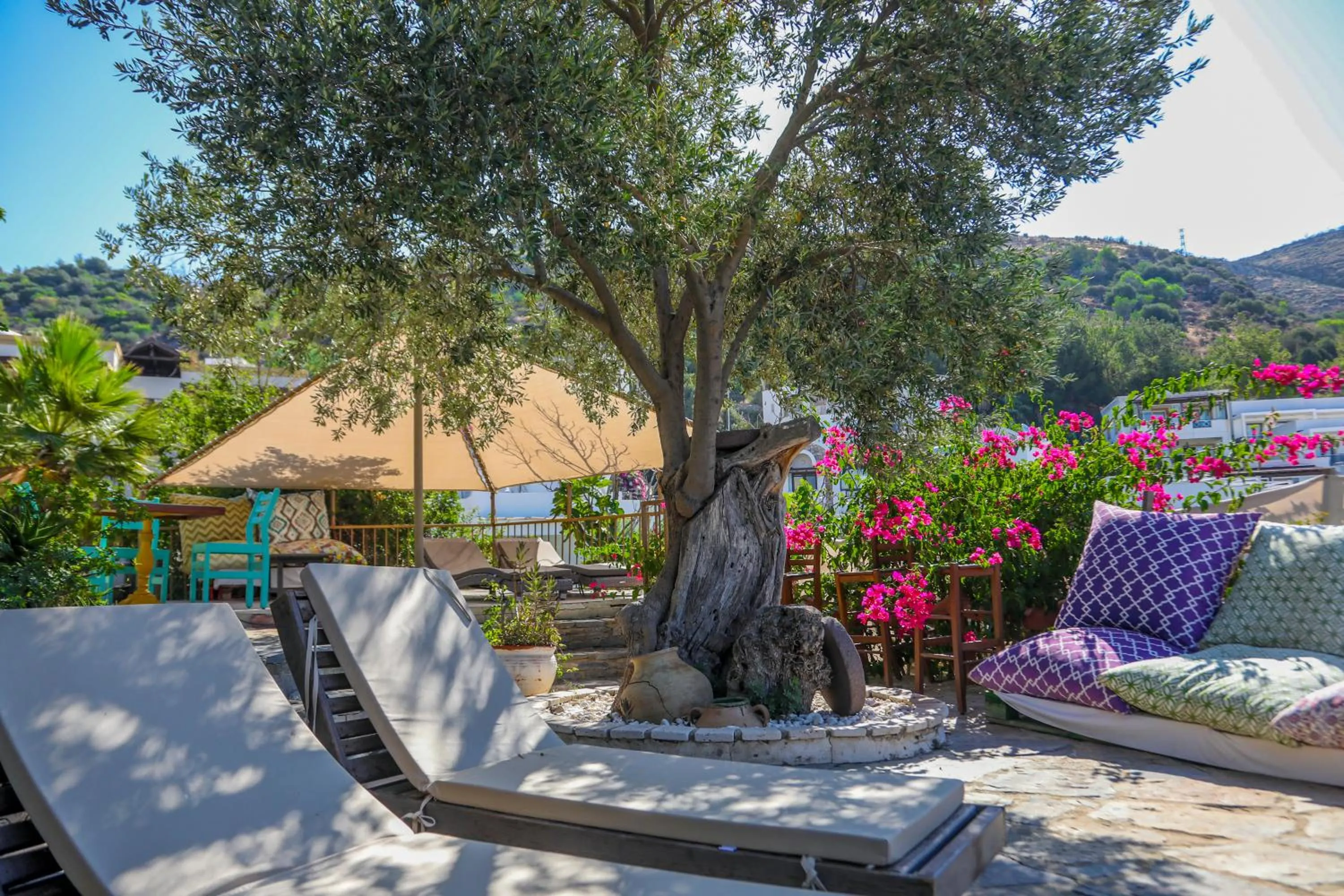 sunbed in The Aegean Gate Hotel