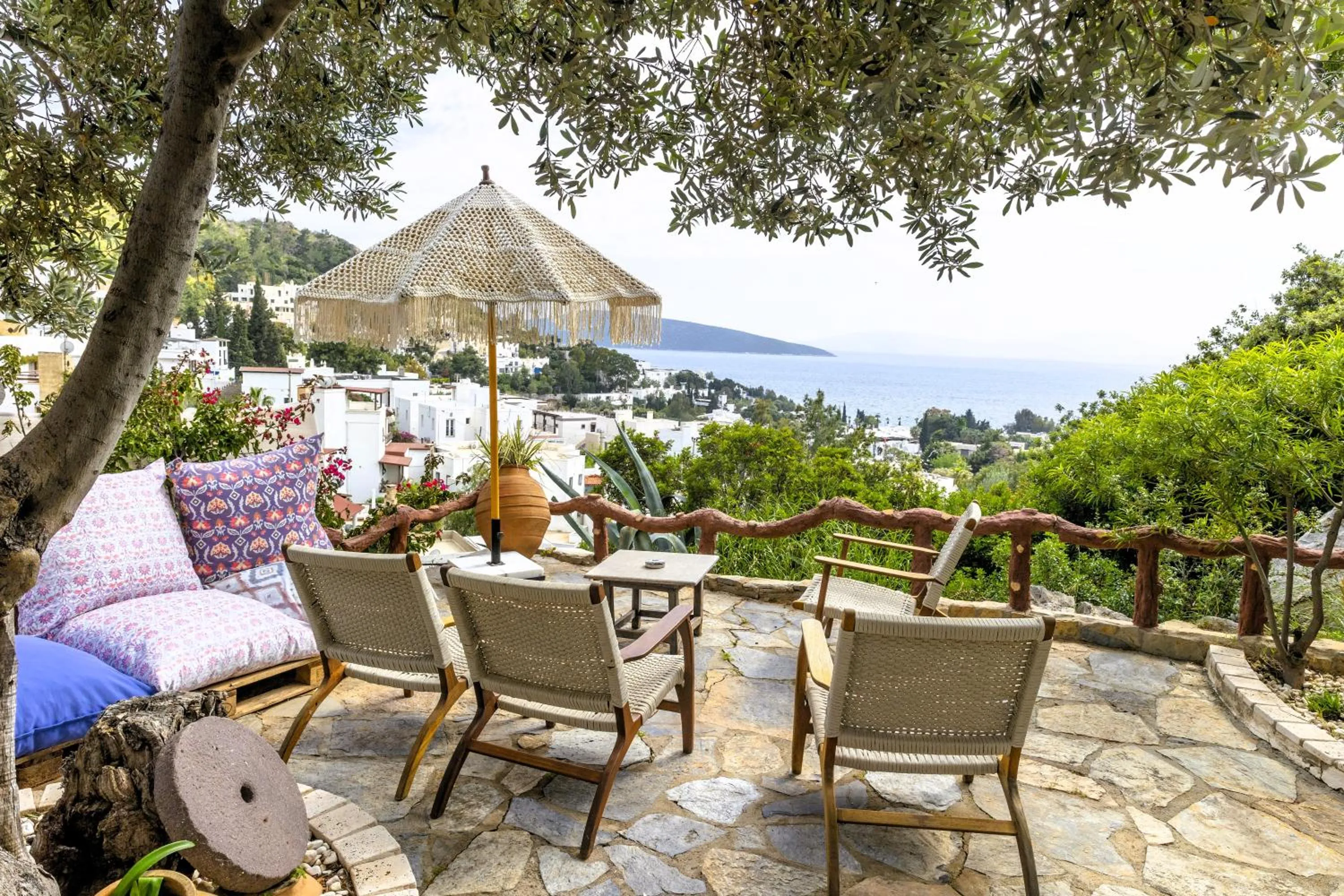 Patio in The Aegean Gate Hotel
