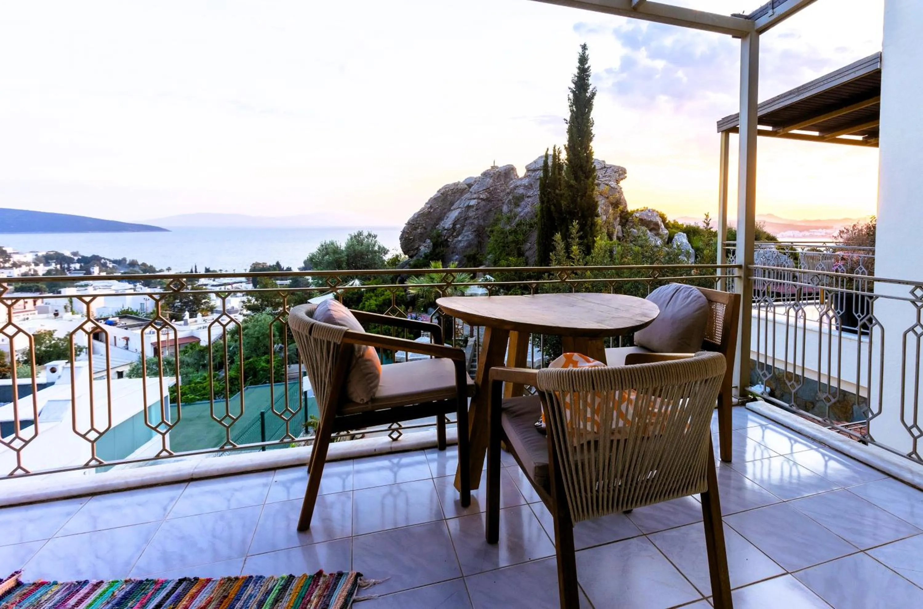 Patio in The Aegean Gate Hotel