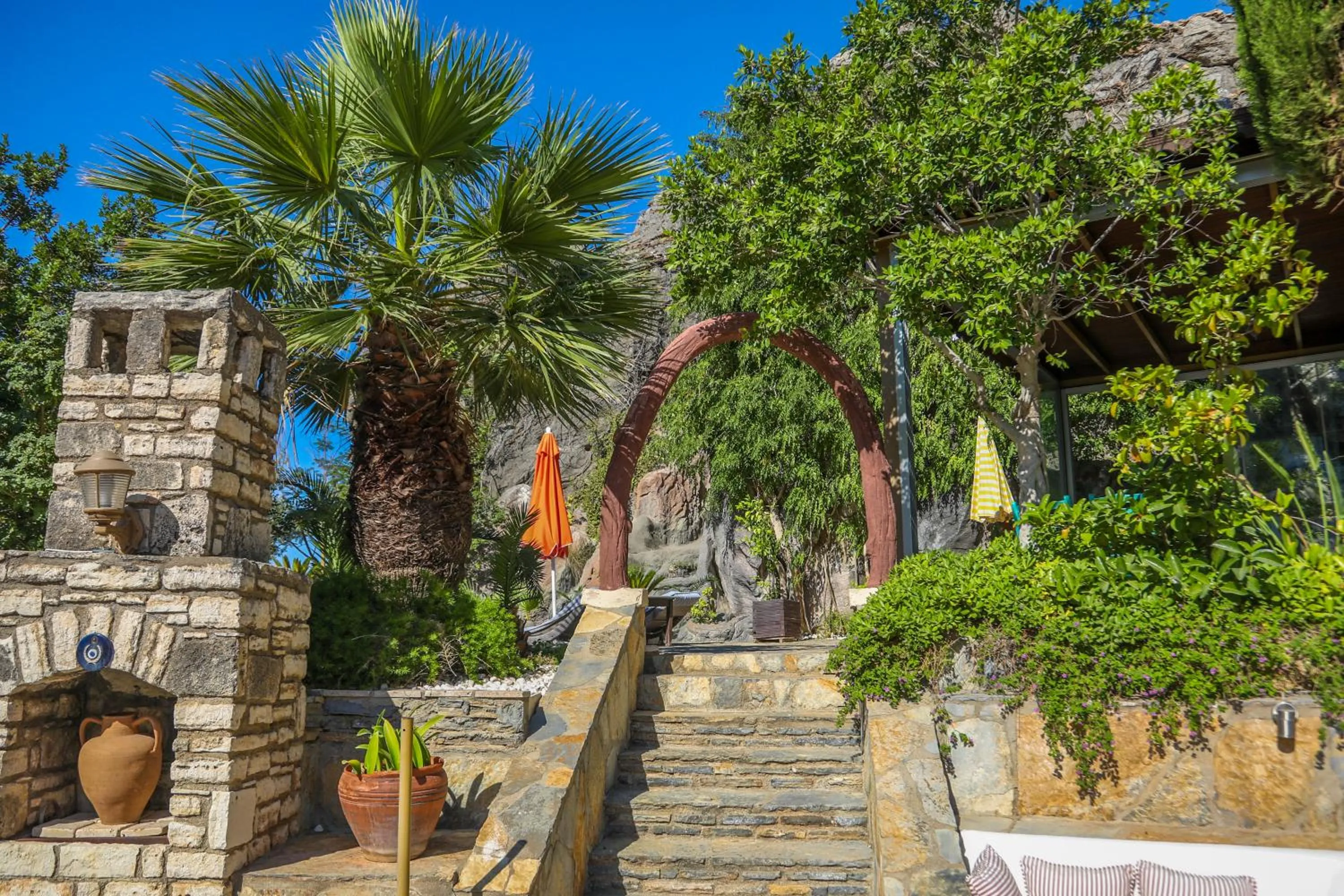 Garden in The Aegean Gate Hotel