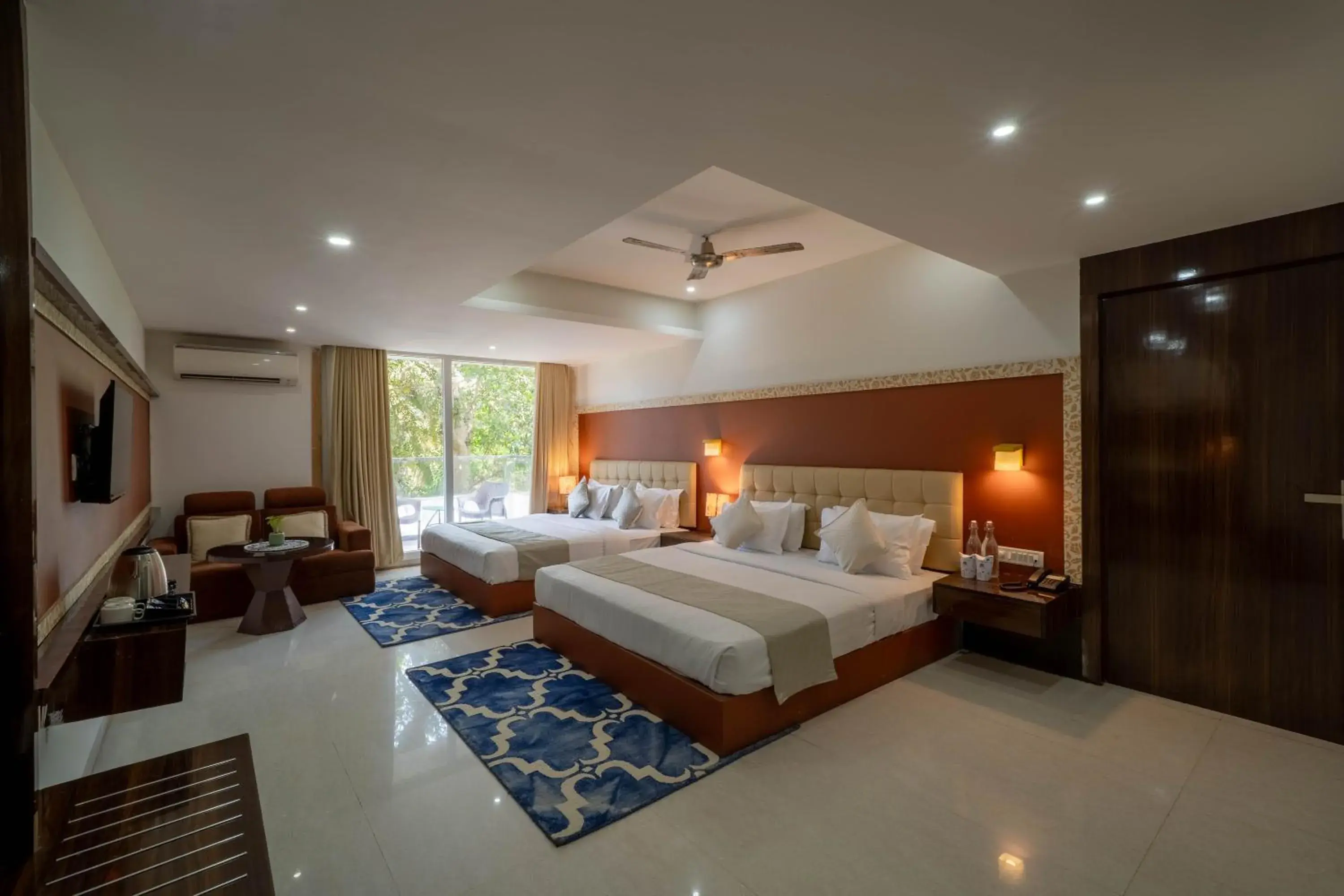 Family Room with Balcony in Perfectstayz Premium Goa Continental Baga Family Room with Balcony in Perfectstayz Premium Goa Continental Baga