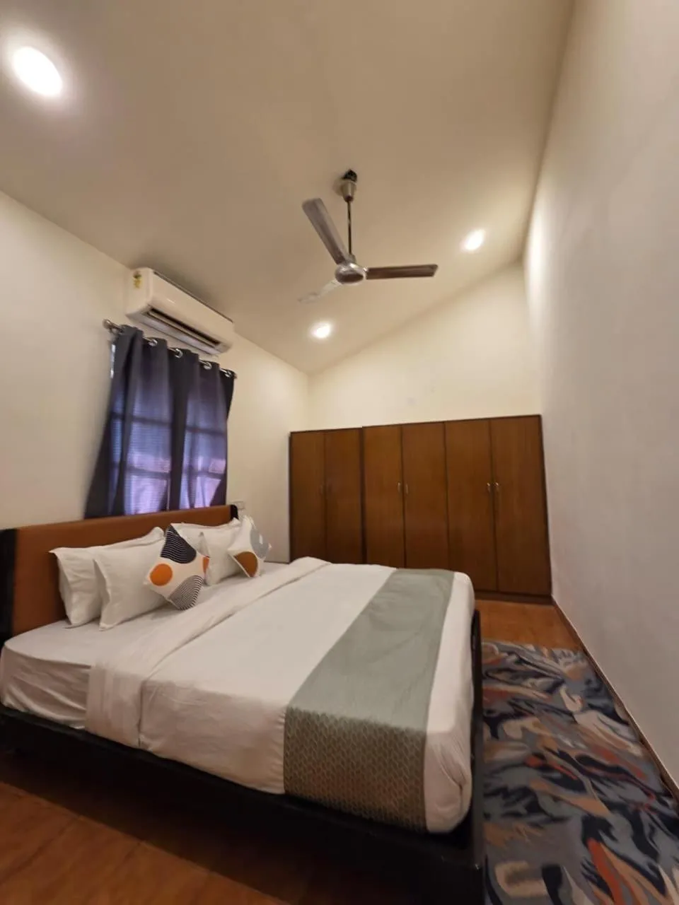 Bed in Perfectstayz Premium Goa Continental Baga