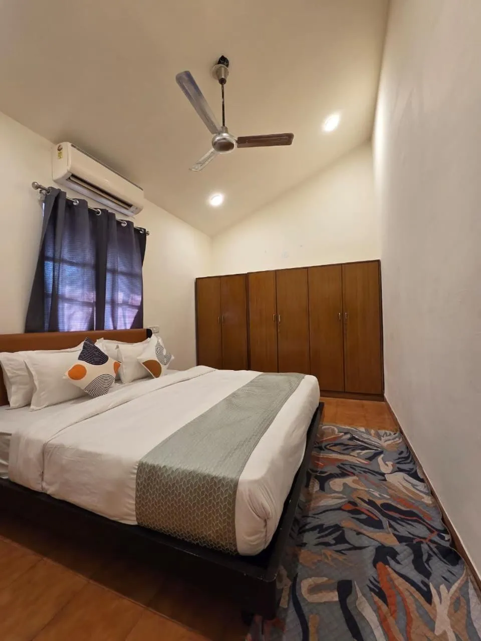 Bed in Perfectstayz Premium Goa Continental Baga