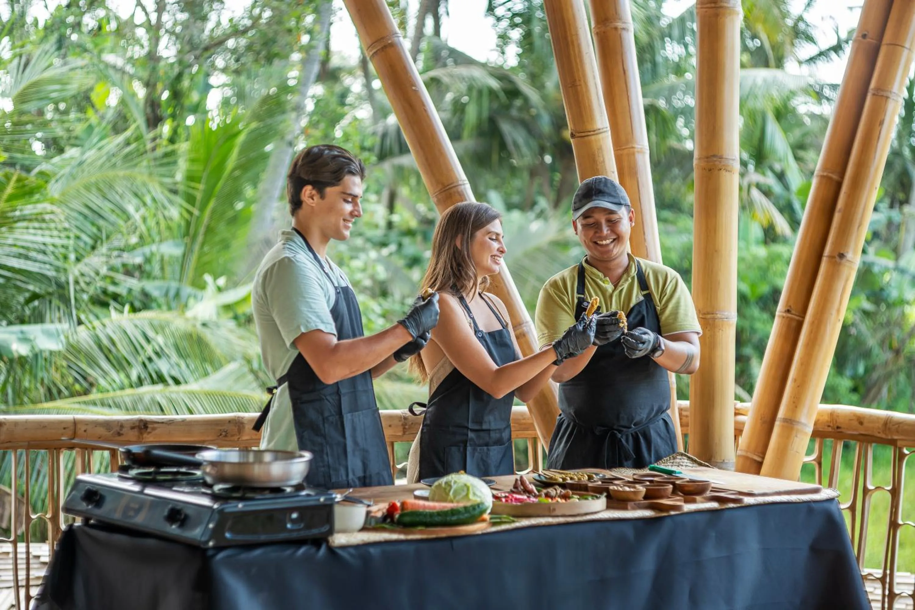 Food and drinks in Emana Bambooscape