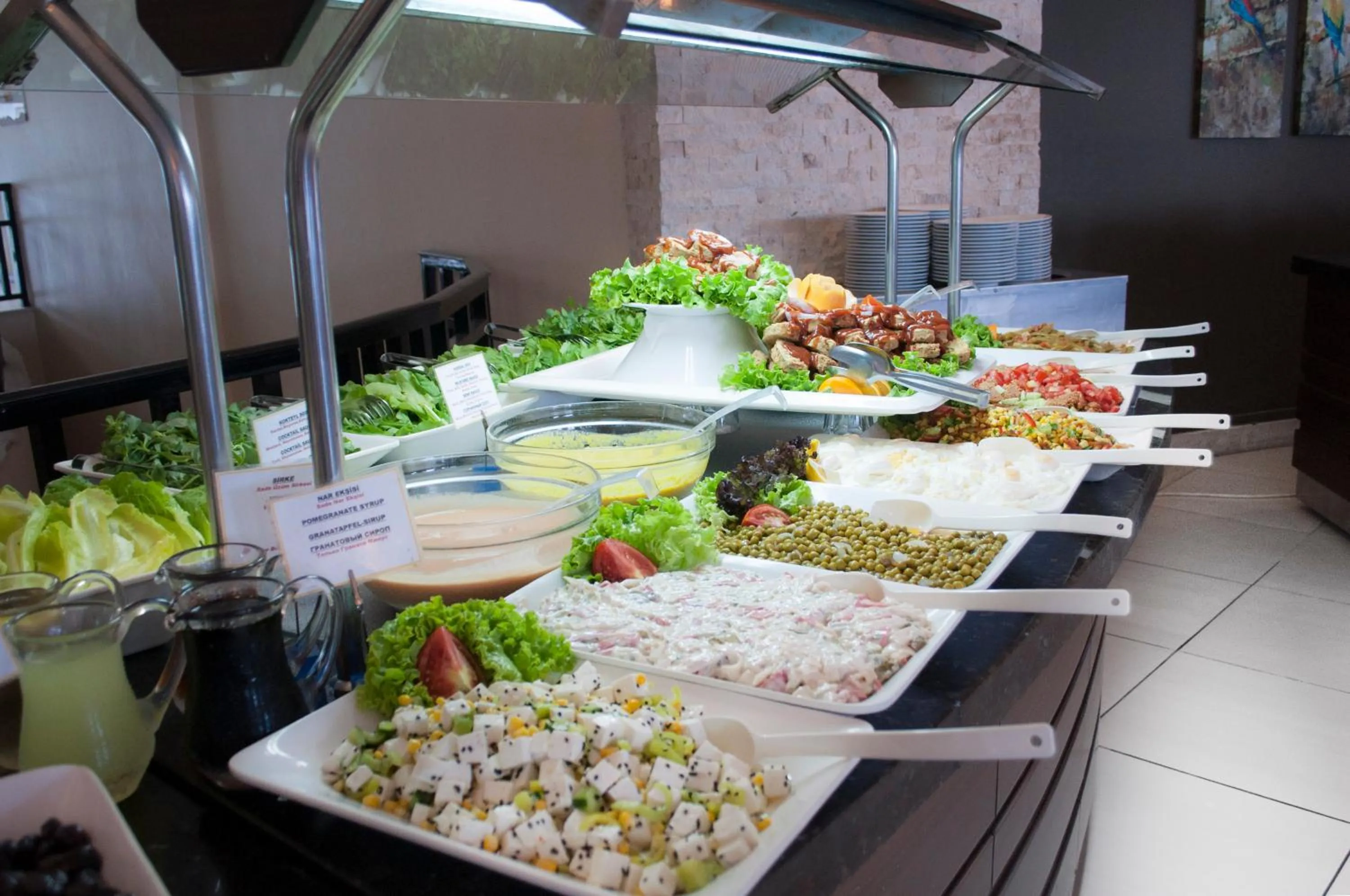 Food close-up in Golden Lotus Hotel