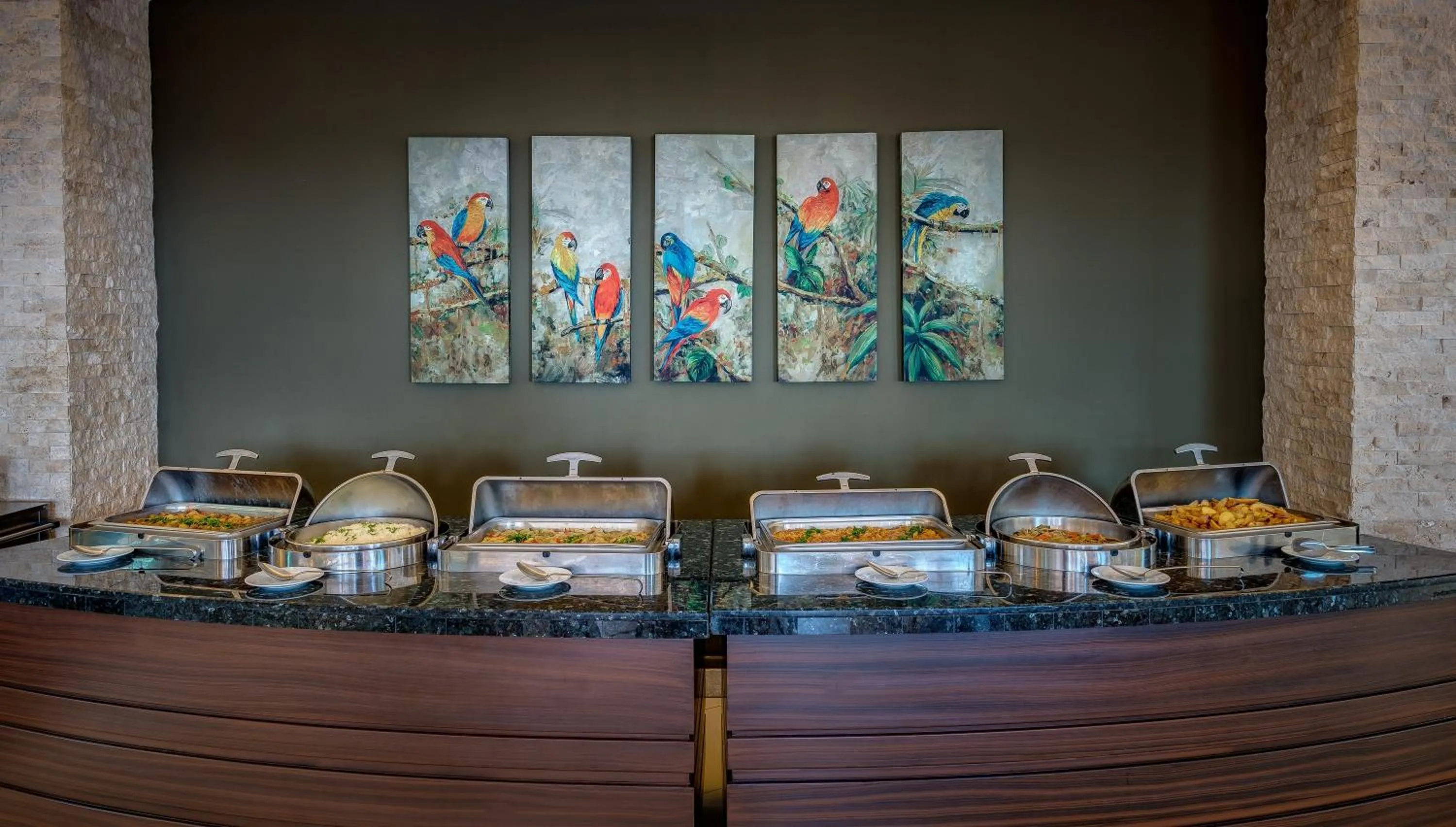 Decorative detail in Golden Lotus Hotel