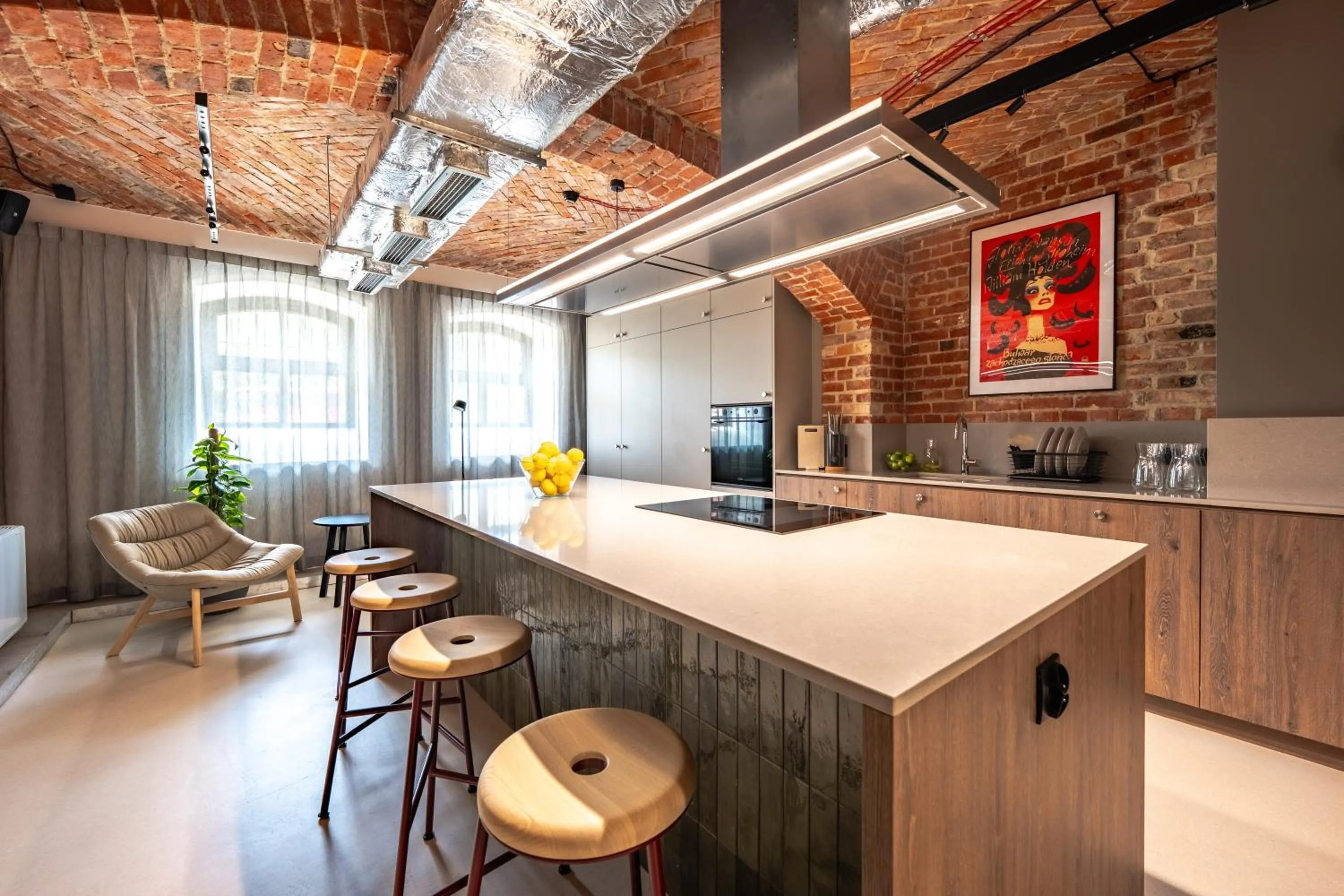 Kitchen or kitchenette in Noli Gdansk Old Town