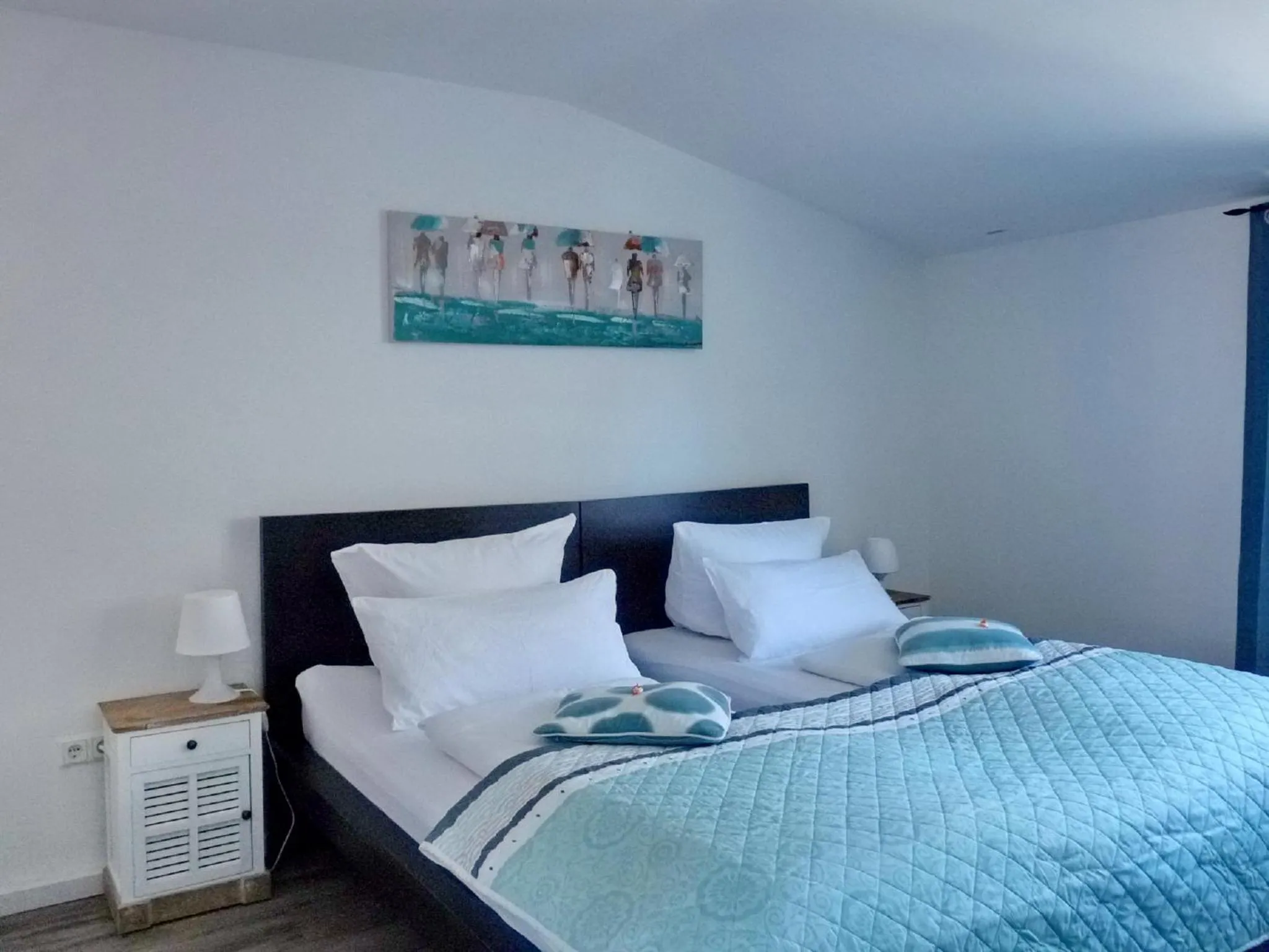 Bedroom, Bed in Haus am Burggraben