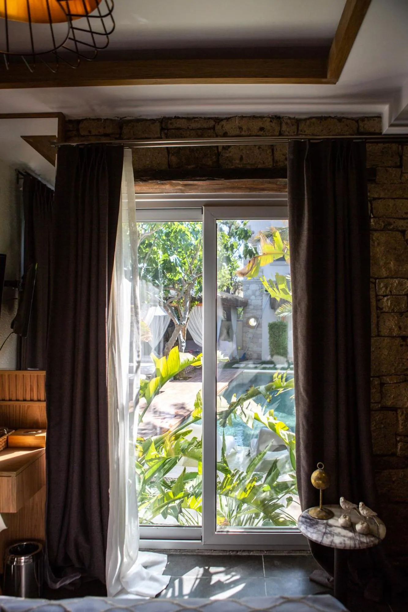 Garden view in The ABC Hotel