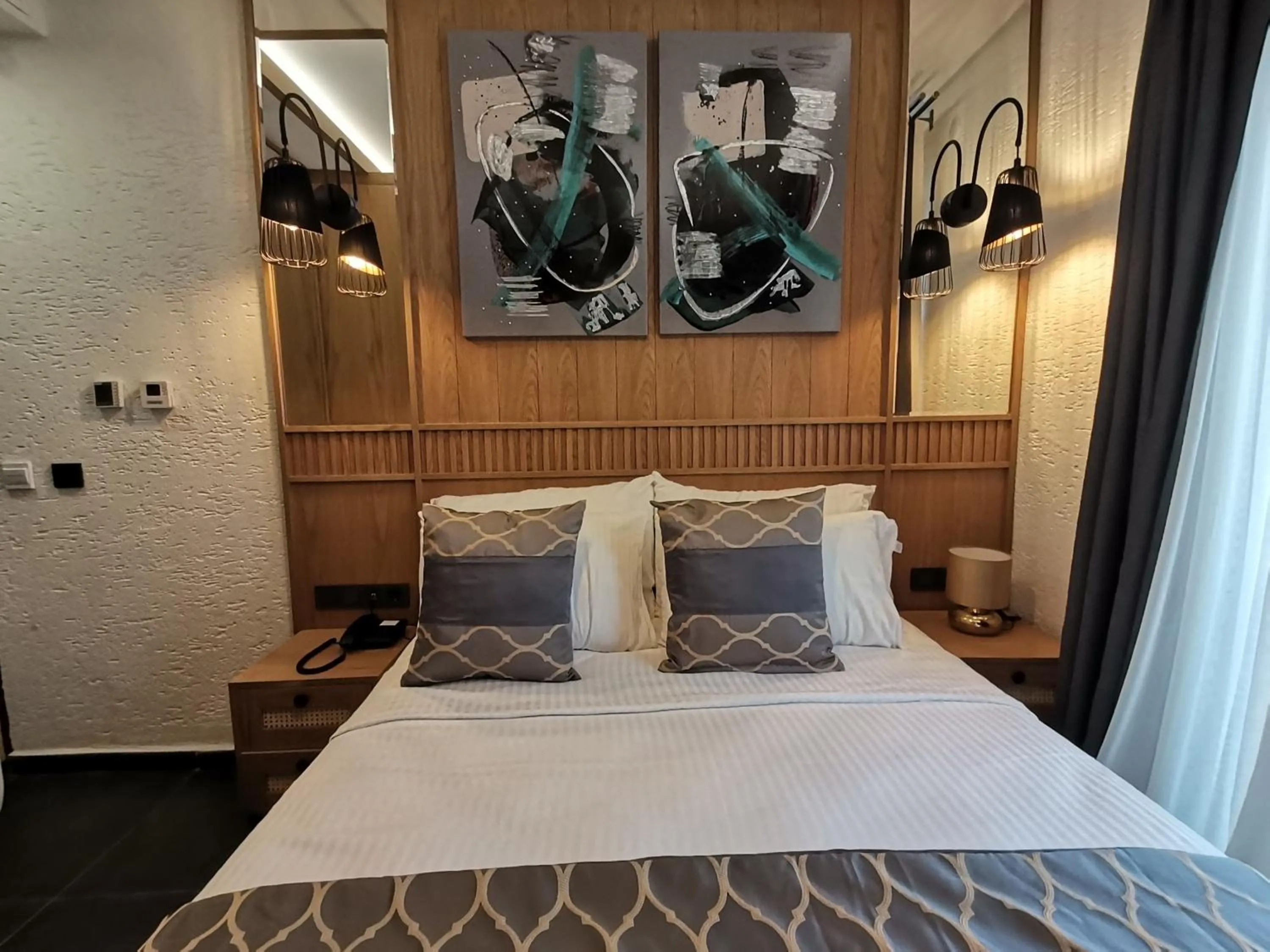 Bed in The ABC Hotel