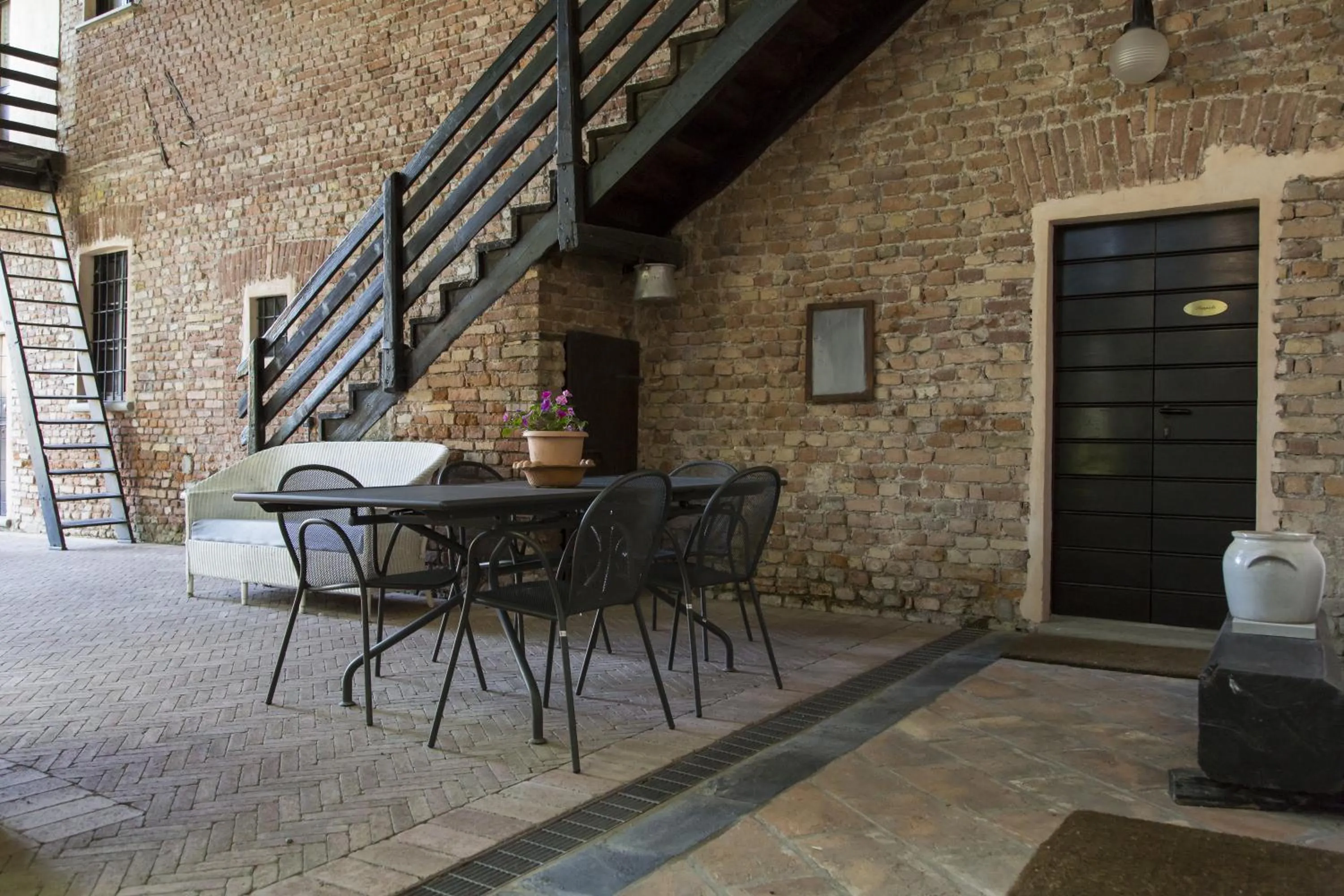 Patio in La Locanda di Sant'Anna