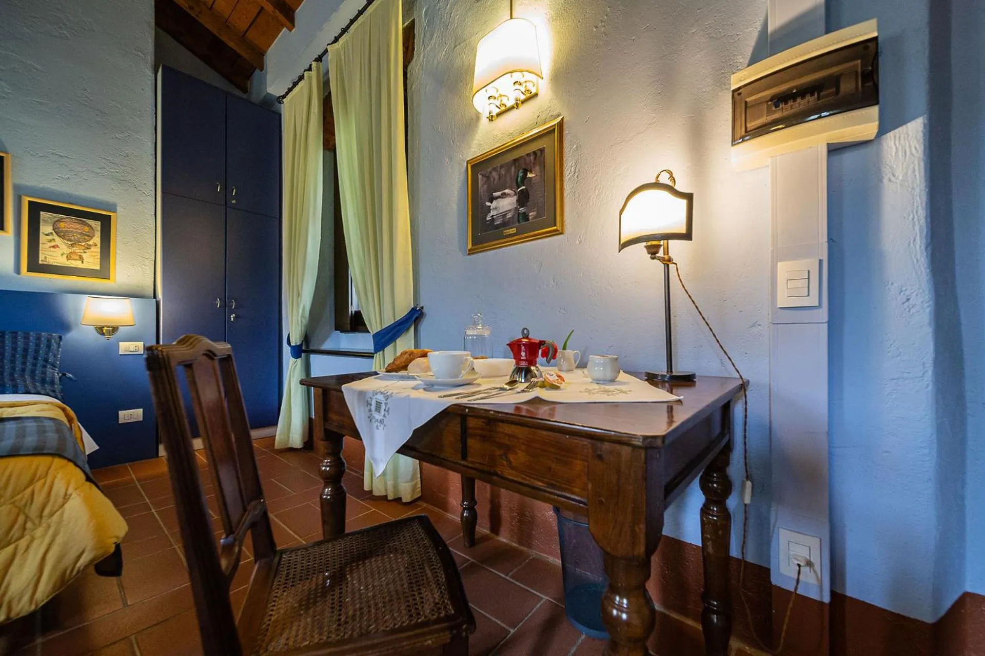 Decorative detail in La Locanda di Sant'Anna