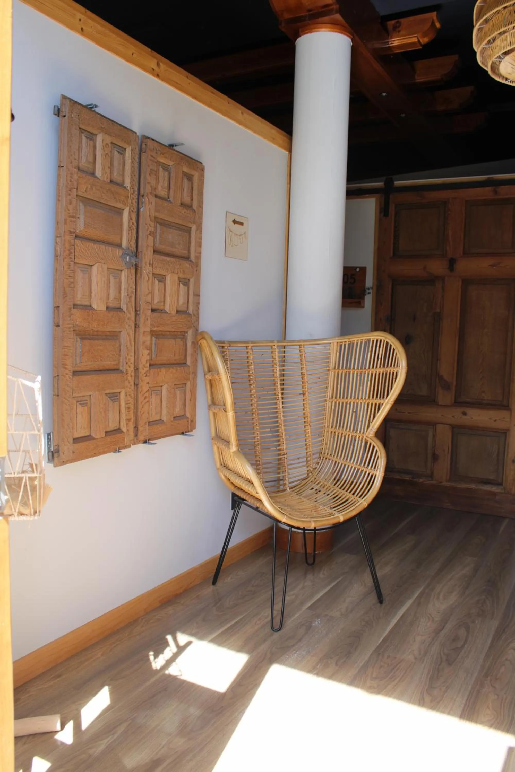 Decorative detail in Albergue Jakue