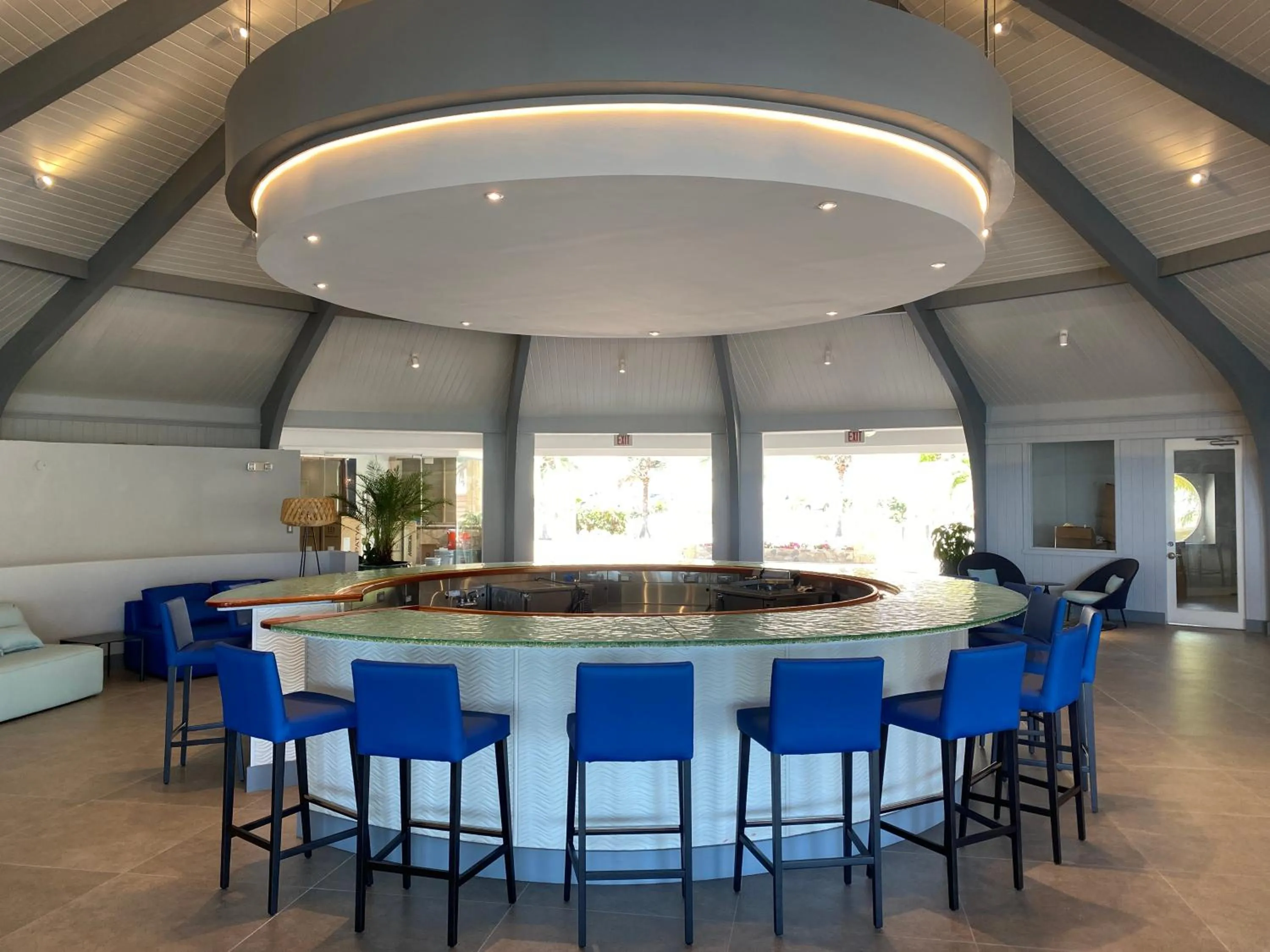 Dining area in Carina Bay Boutique All inclusive Resort & Casino