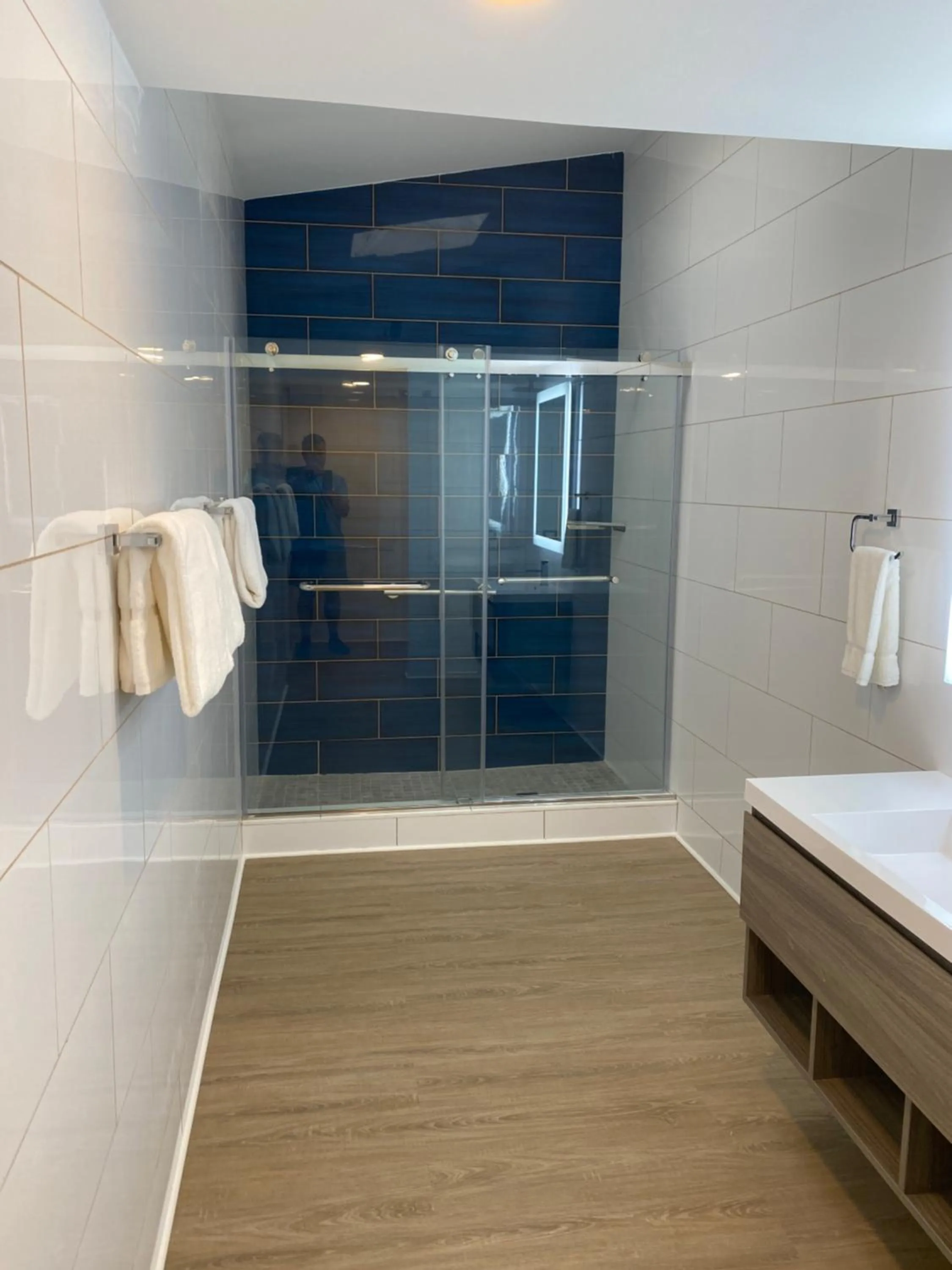 Bathroom in Carina Bay Boutique All inclusive Resort & Casino