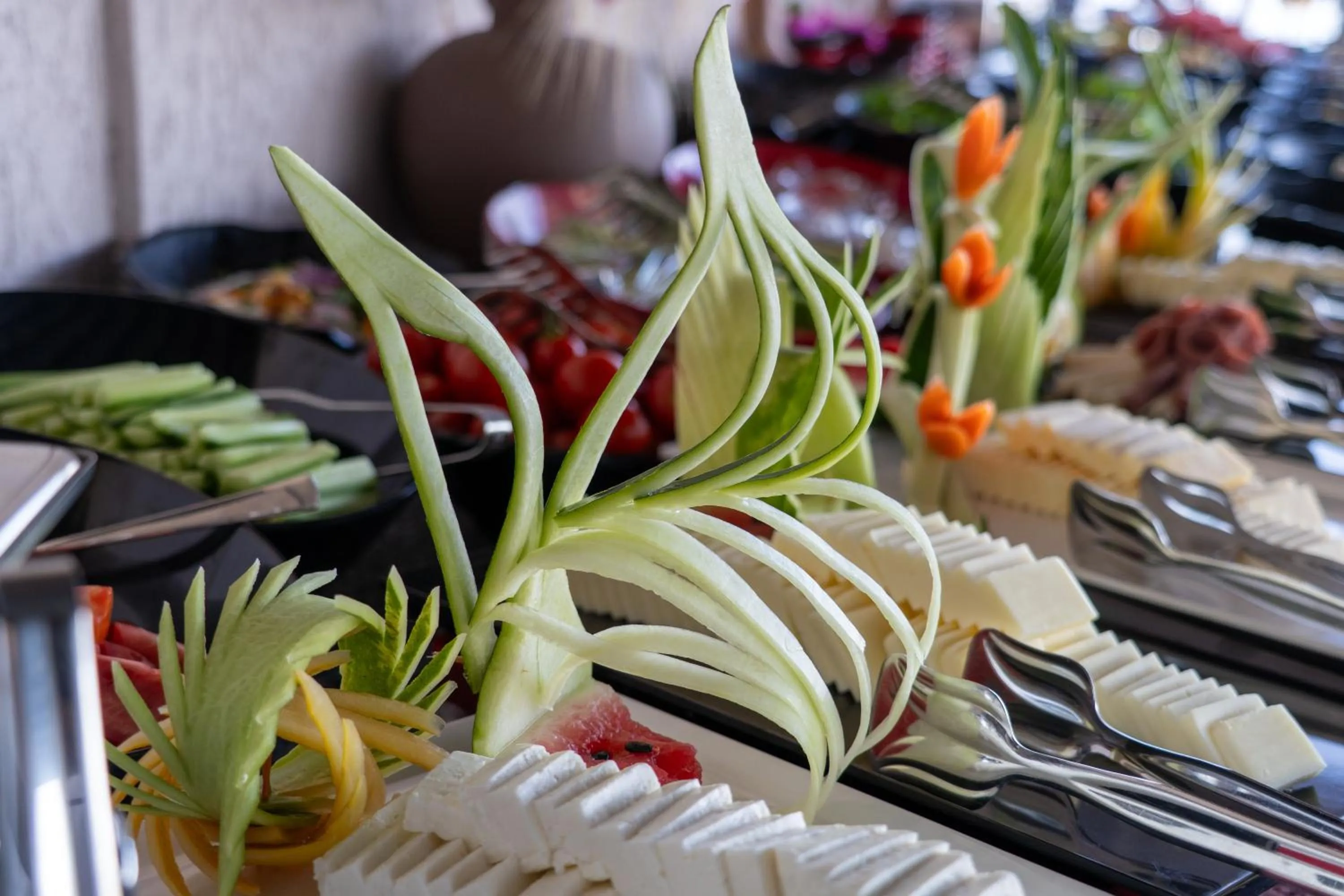 Buffet breakfast in Brow City Kaş