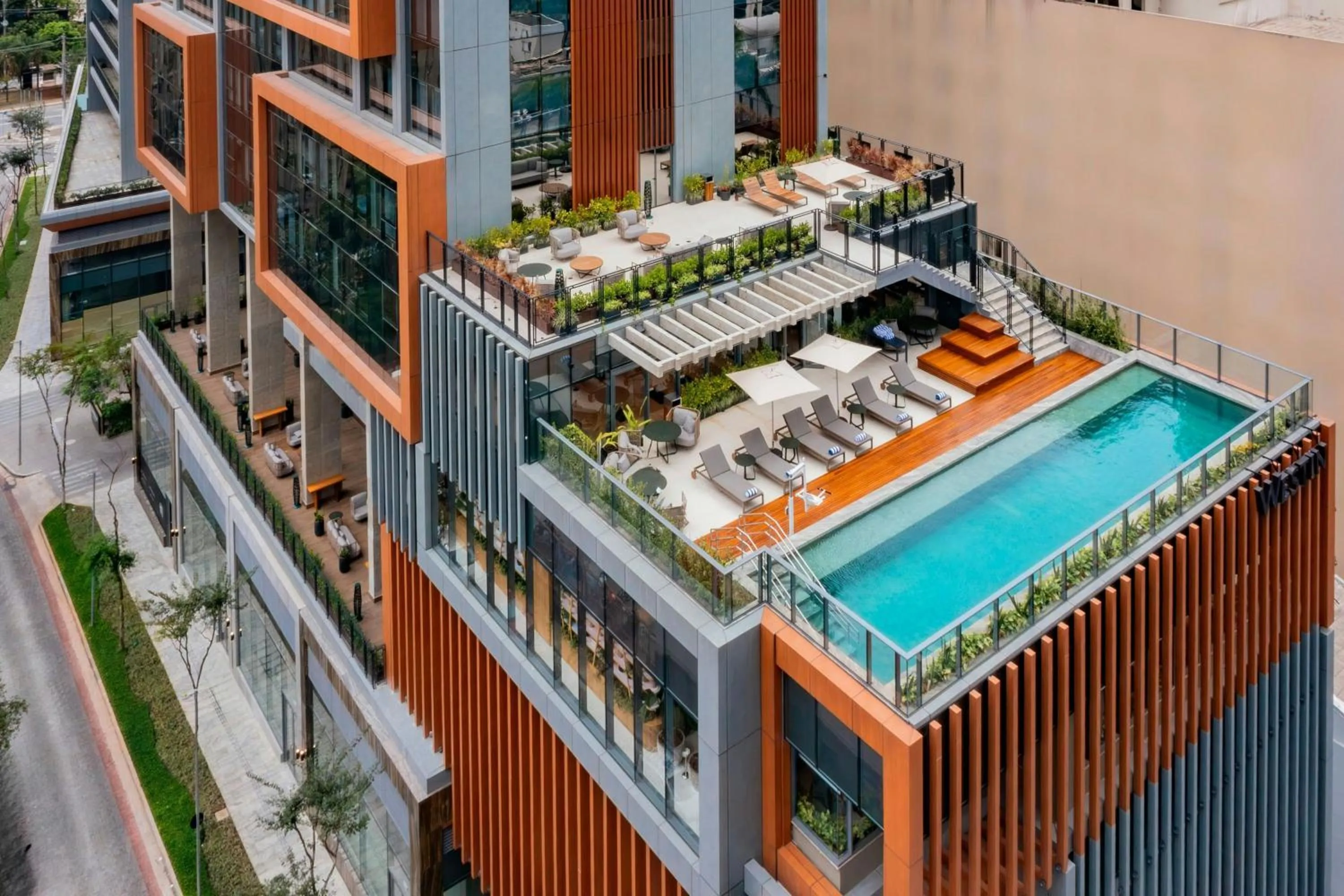 Swimming pool in The Westin Sao Paulo