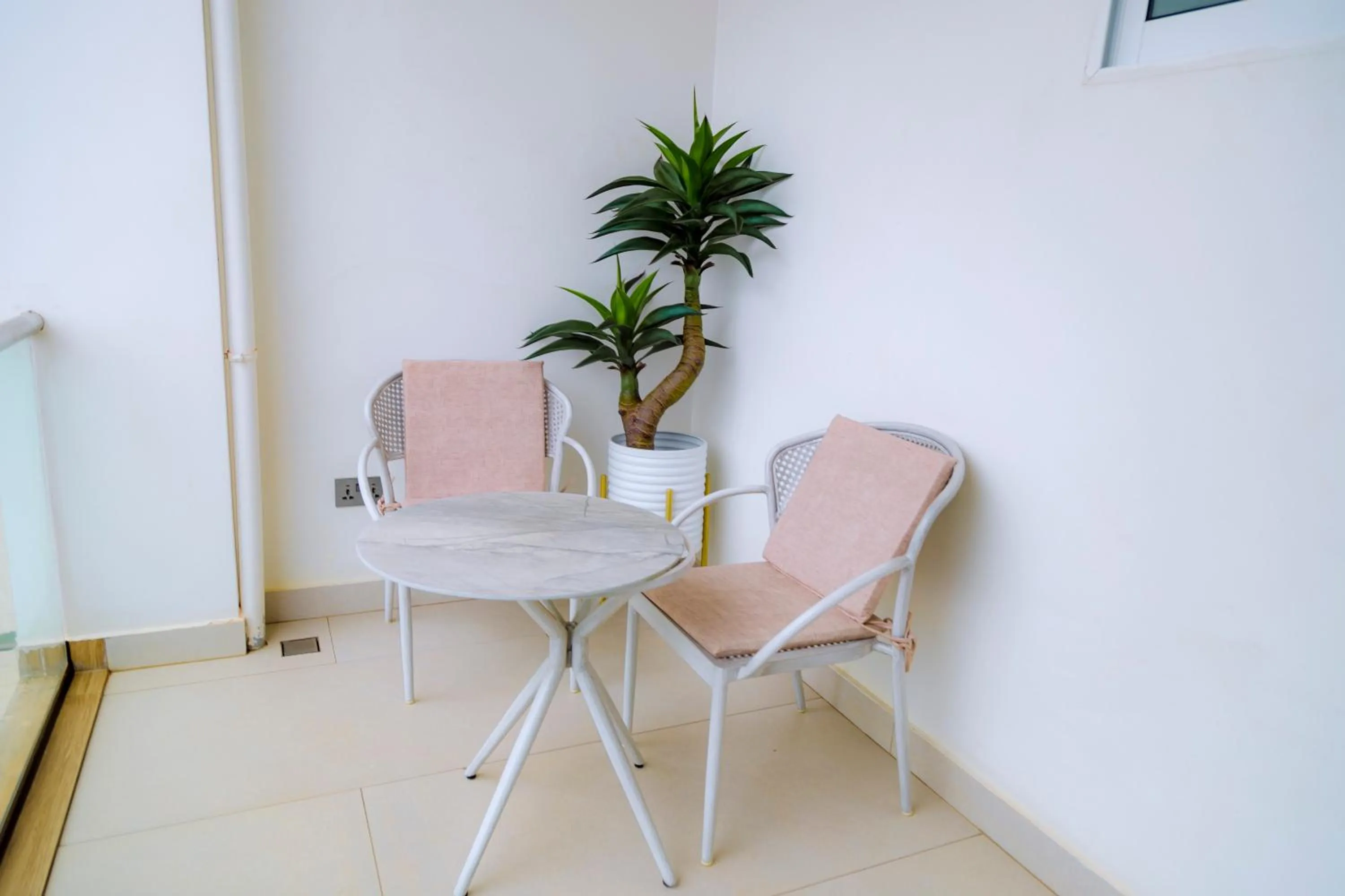 Seating area in Kigali Paramount Hotel