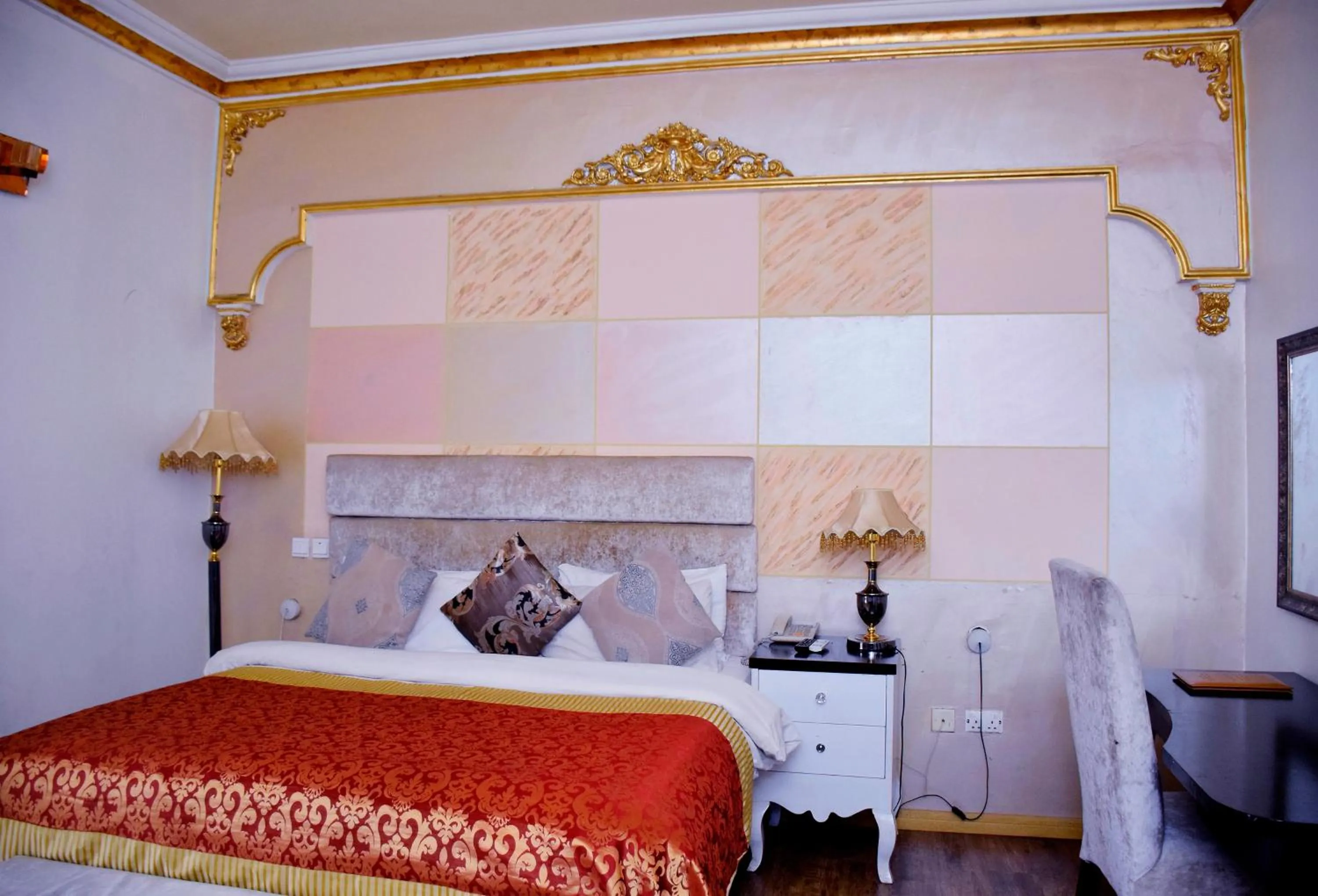 Bed in Sandralia Hotel Limited, Abuja