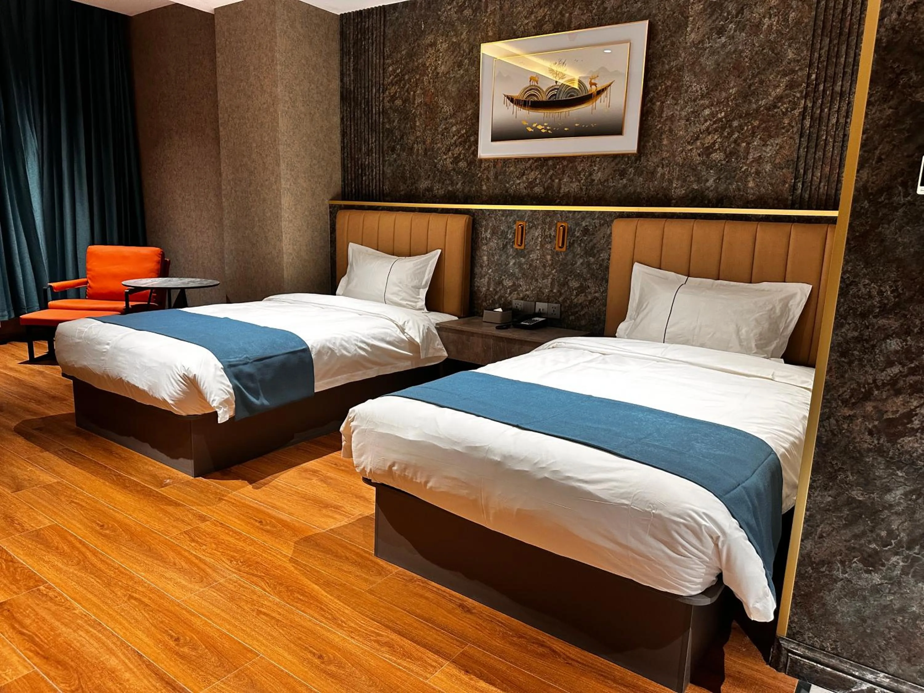 Bed in Bojon Hotel Ulaanbaatar - Soyolj Mall