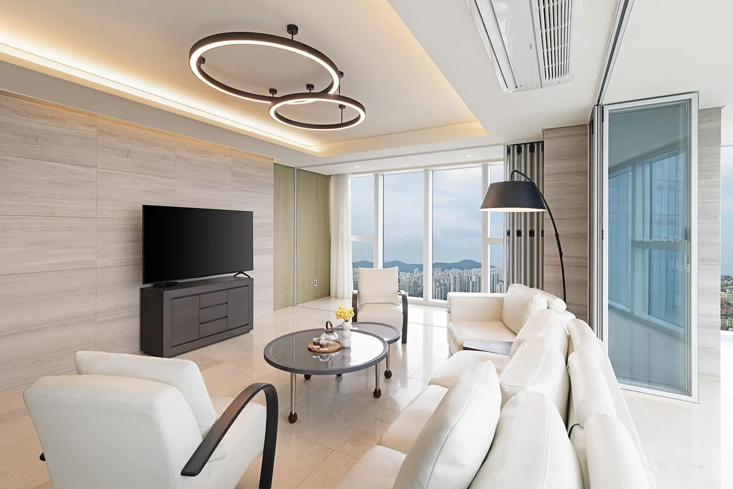 Living room in LCT Residence The Vine Haeundae