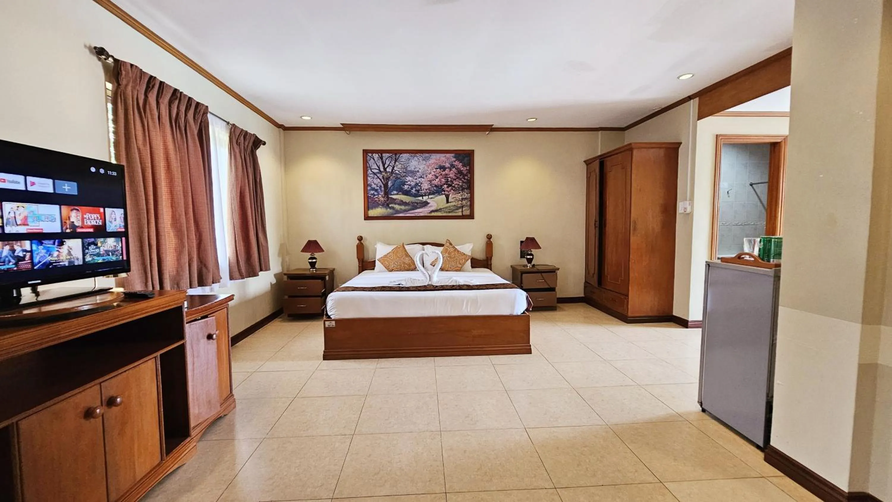 TV and multimedia, Bed in Subic Waterfront View Resort