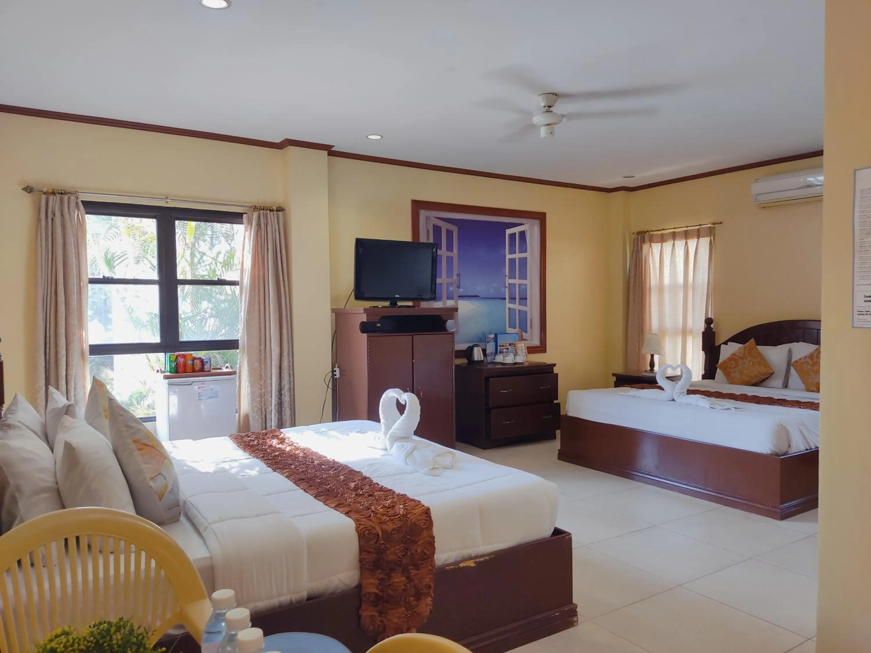 Bed in Subic Waterfront View Resort