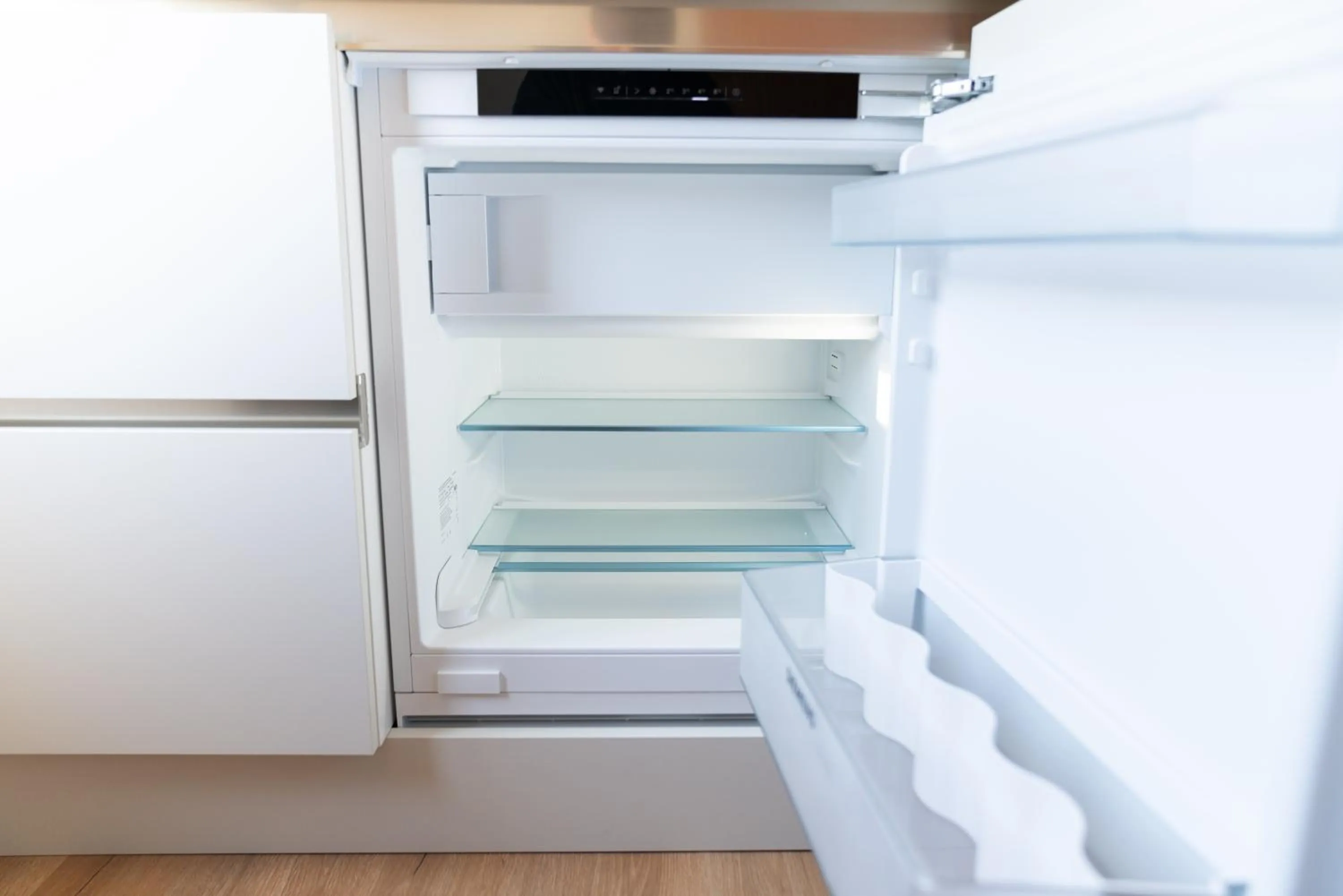 Kitchen or kitchenette in Velotique Hotel Angelika - Self-Check-in