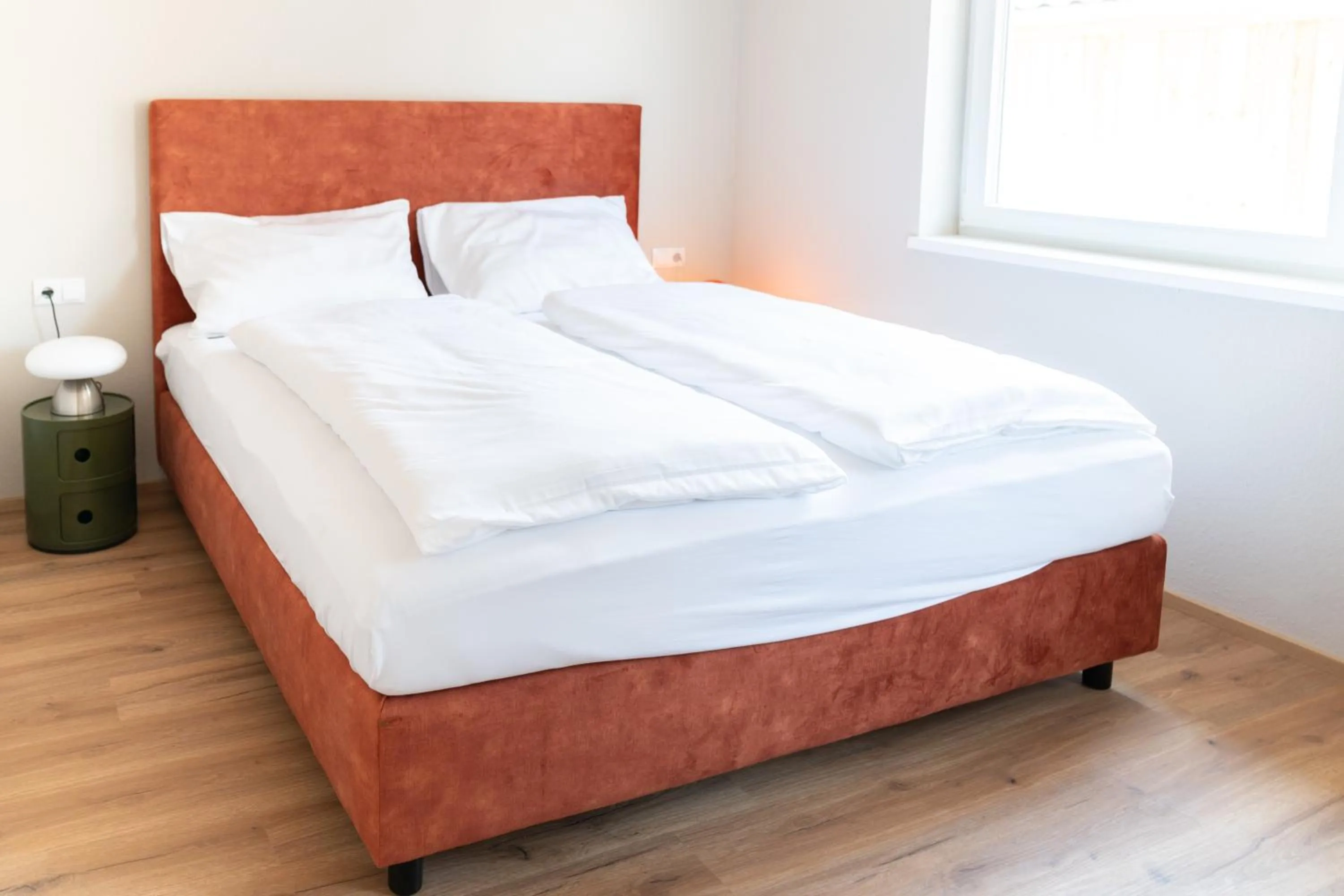 Bed in Velotique Hotel Angelika - Self-Check-in