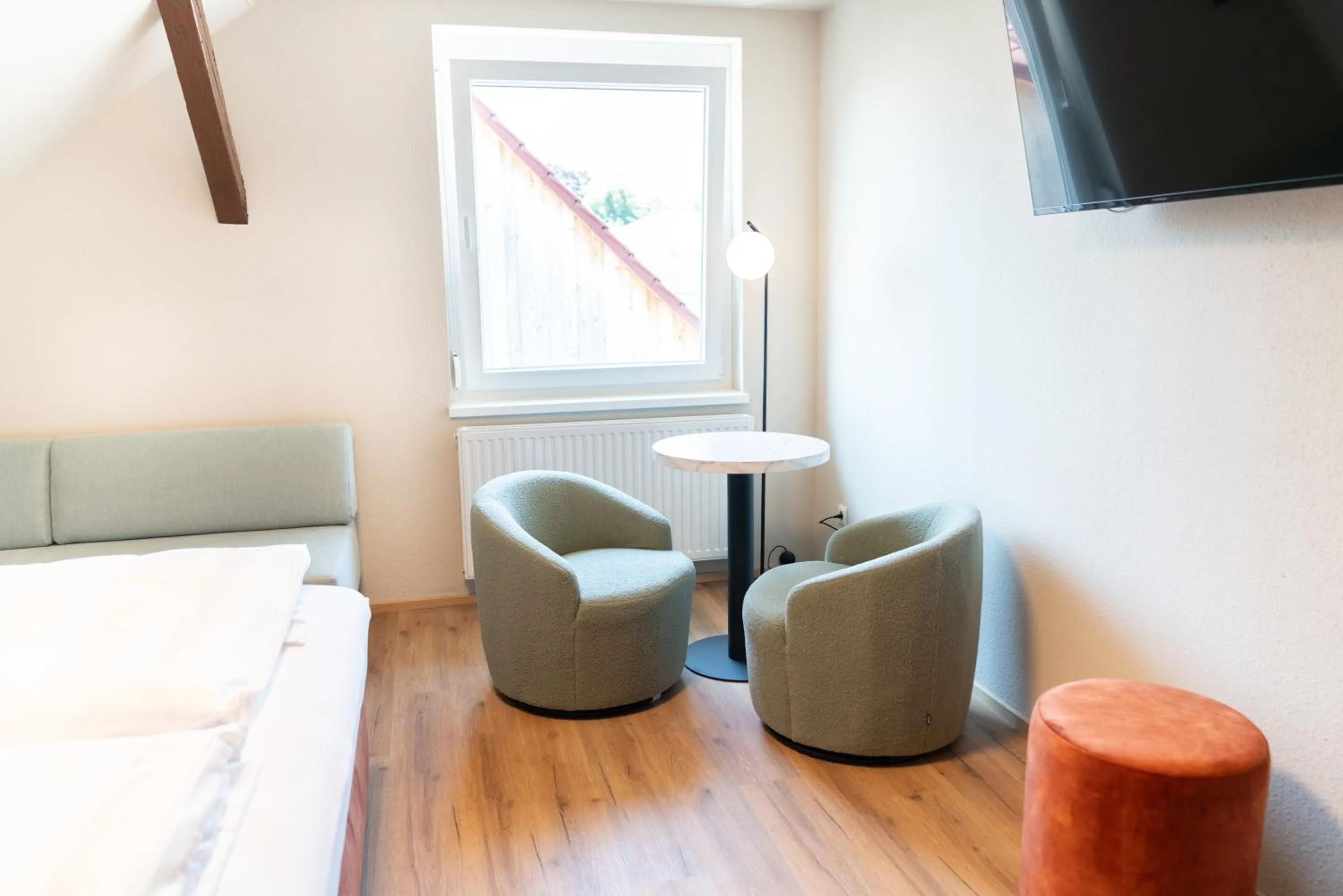 Bed in Velotique Hotel Angelika - Self-Check-in