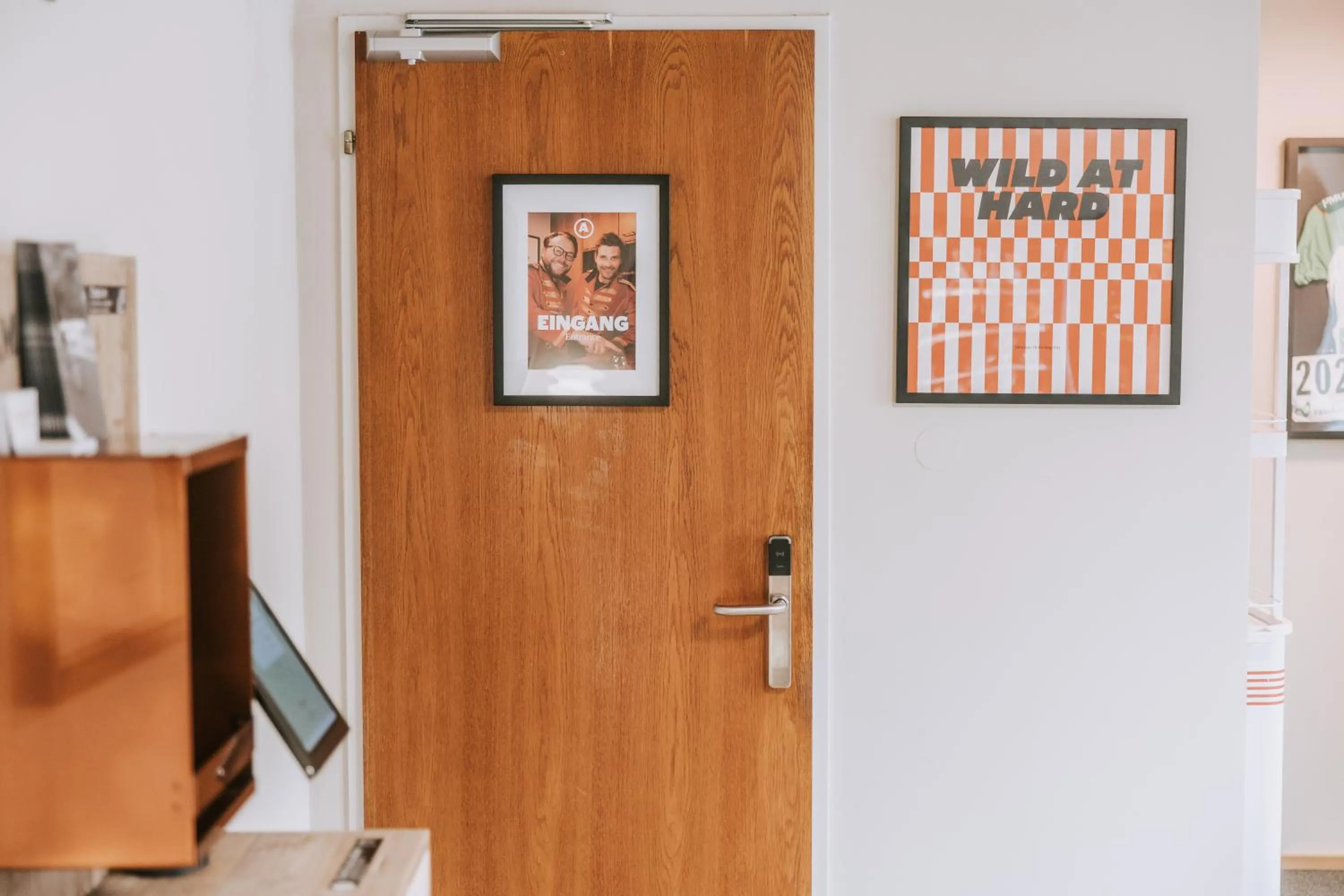 Decorative detail in Velotique Hotel Angelika - Self-Check-in